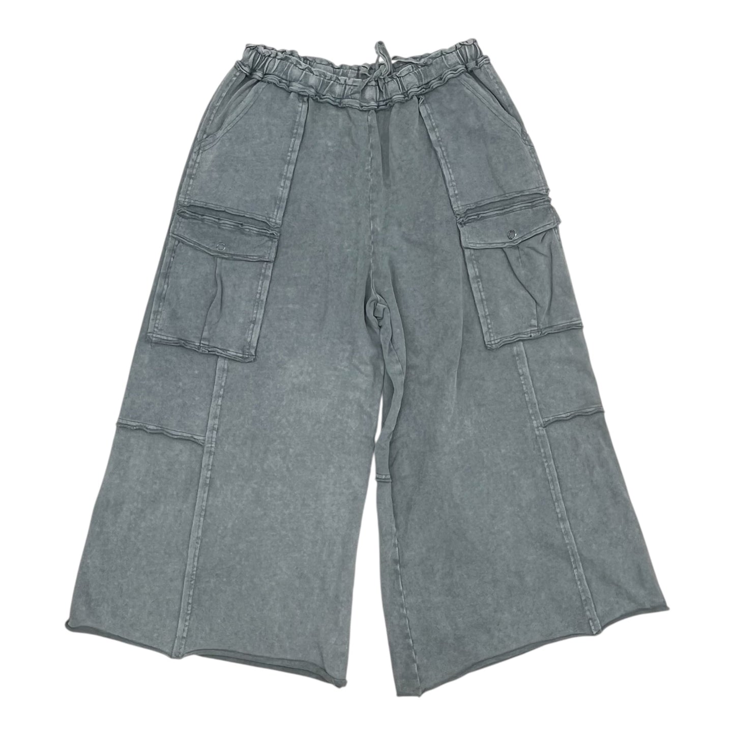 Pants Wide Leg By Easel In Blue, Size:L