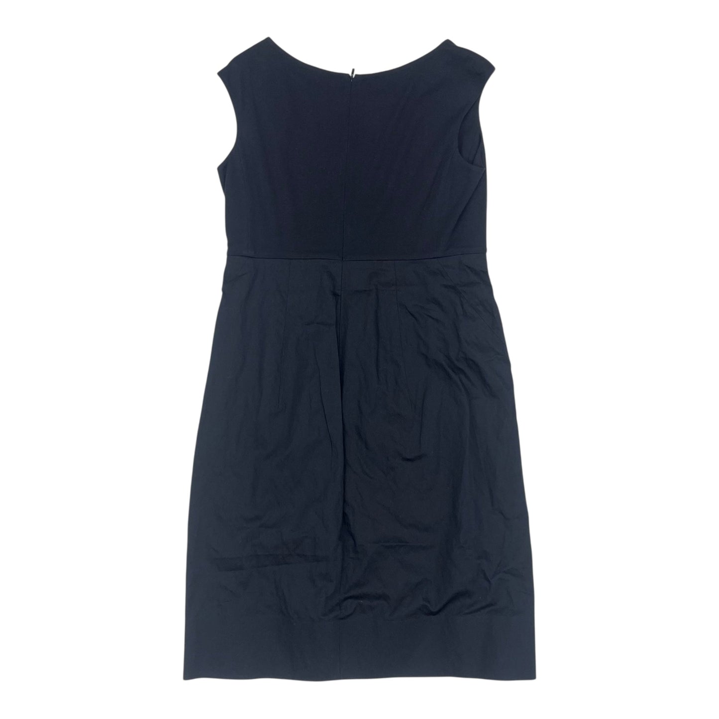 Dress Designer By Lafayette 148 In Navy, Size:M