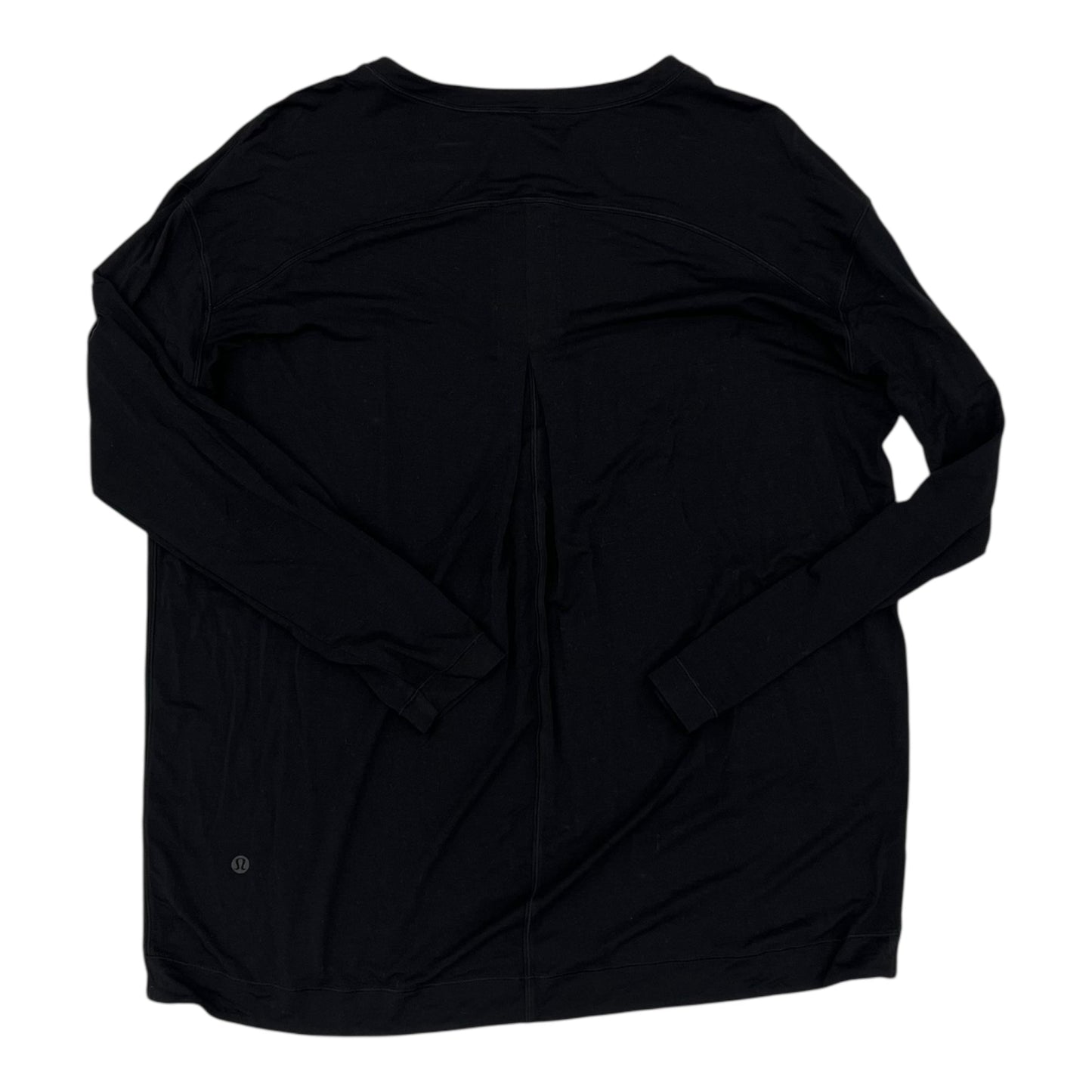 Athletic Top Ls Crewneck By Lululemon In Black, Size:Xl