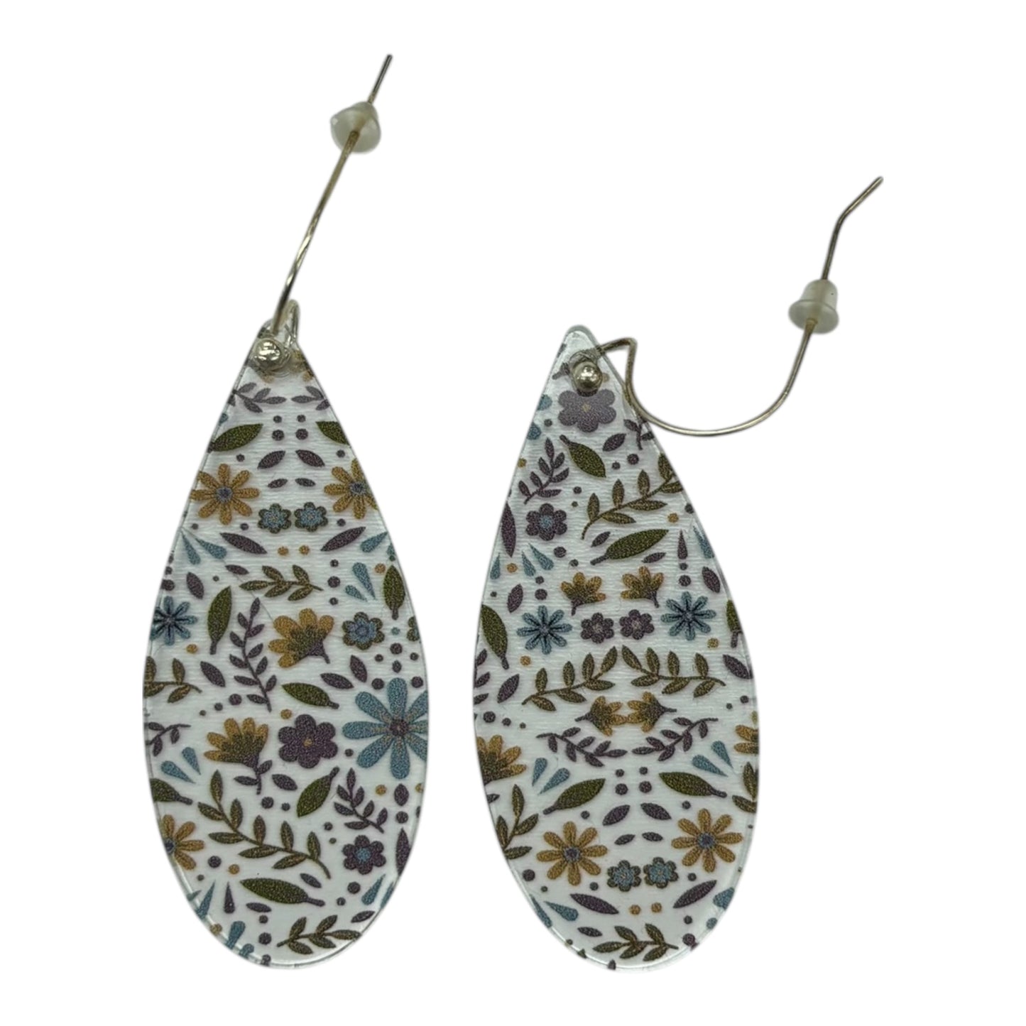 EARRINGS DANGLE/DROP by CLOTHES MENTOR In FLORAL PRINT