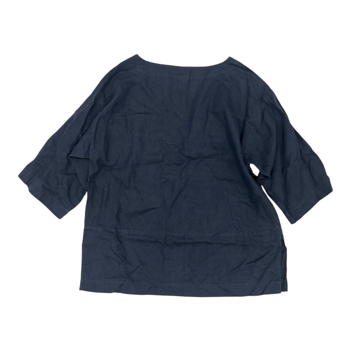 Blouse 3/4 Sleeve By Pure Jill In Navy, Size:M