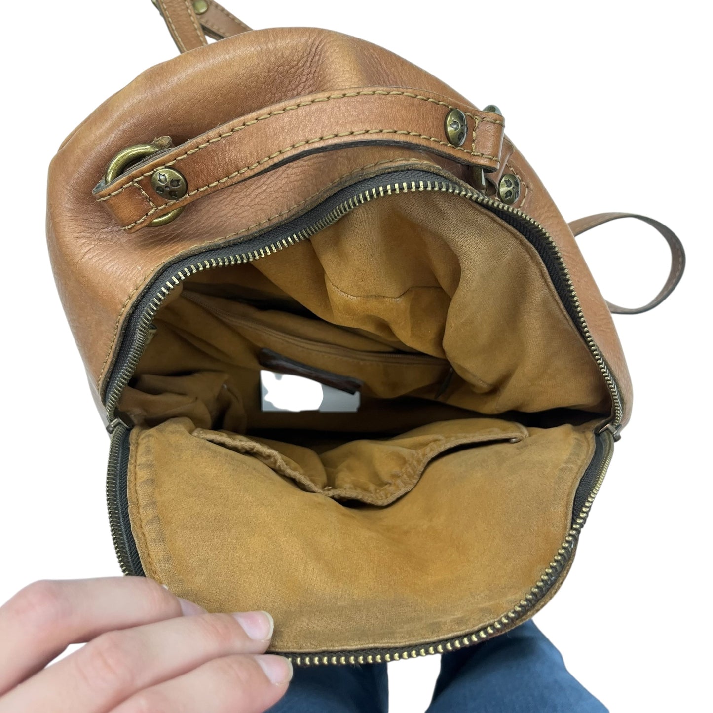 Backpack Designer By Patricia Nash In Brown, Size:Medium