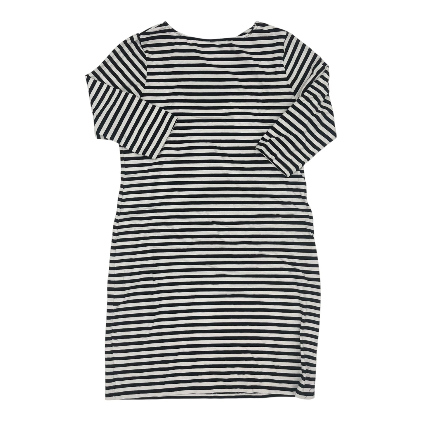 Dress Casual Midi By Christopher And Banks In Black & White, Size:Xl