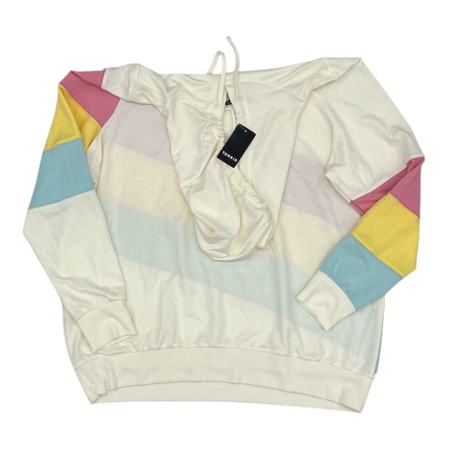 Sweatshirt Hoodie By Torrid In Multi, Size:L