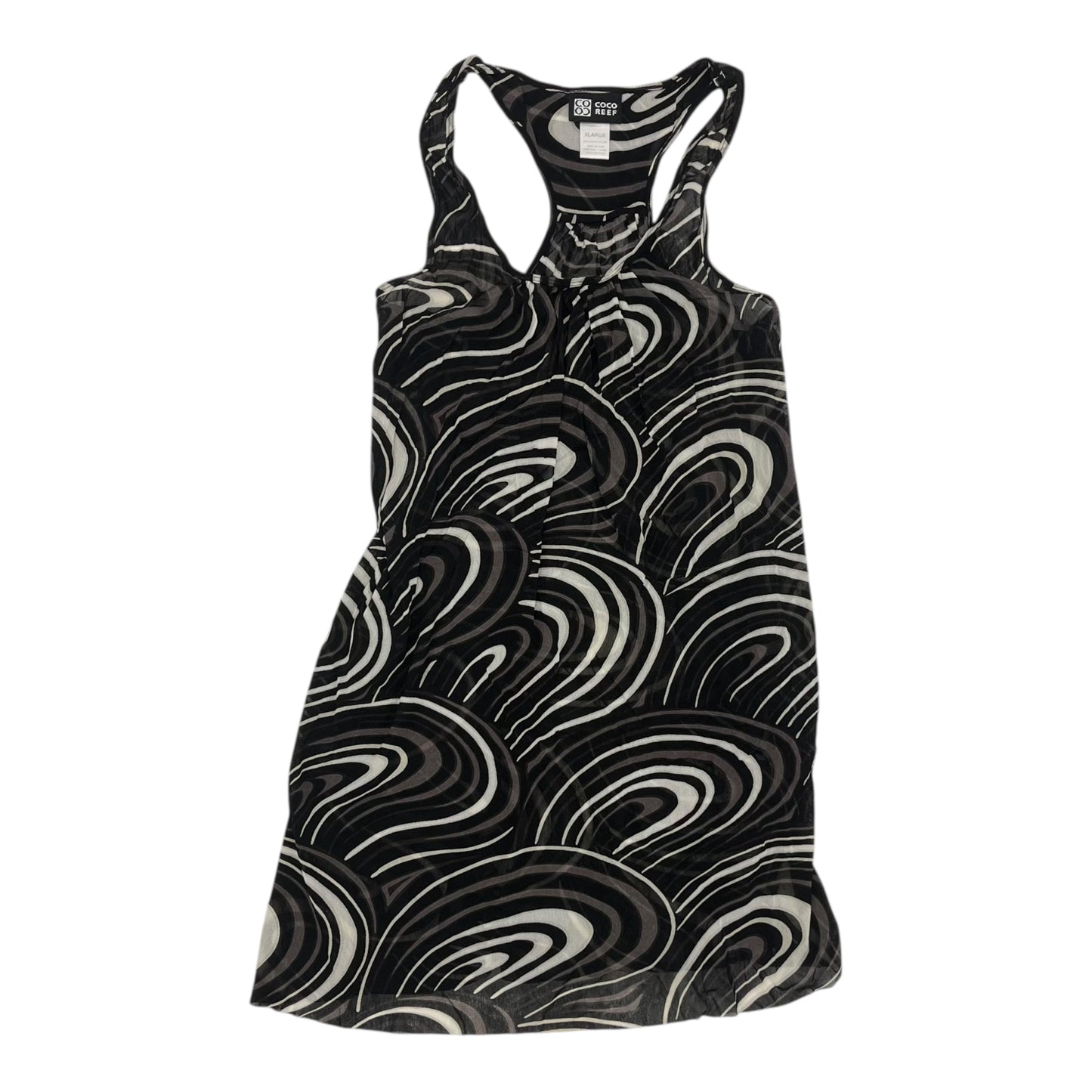 Swimsuit By Clothes Mentor In Black & Tan, Size:Xl