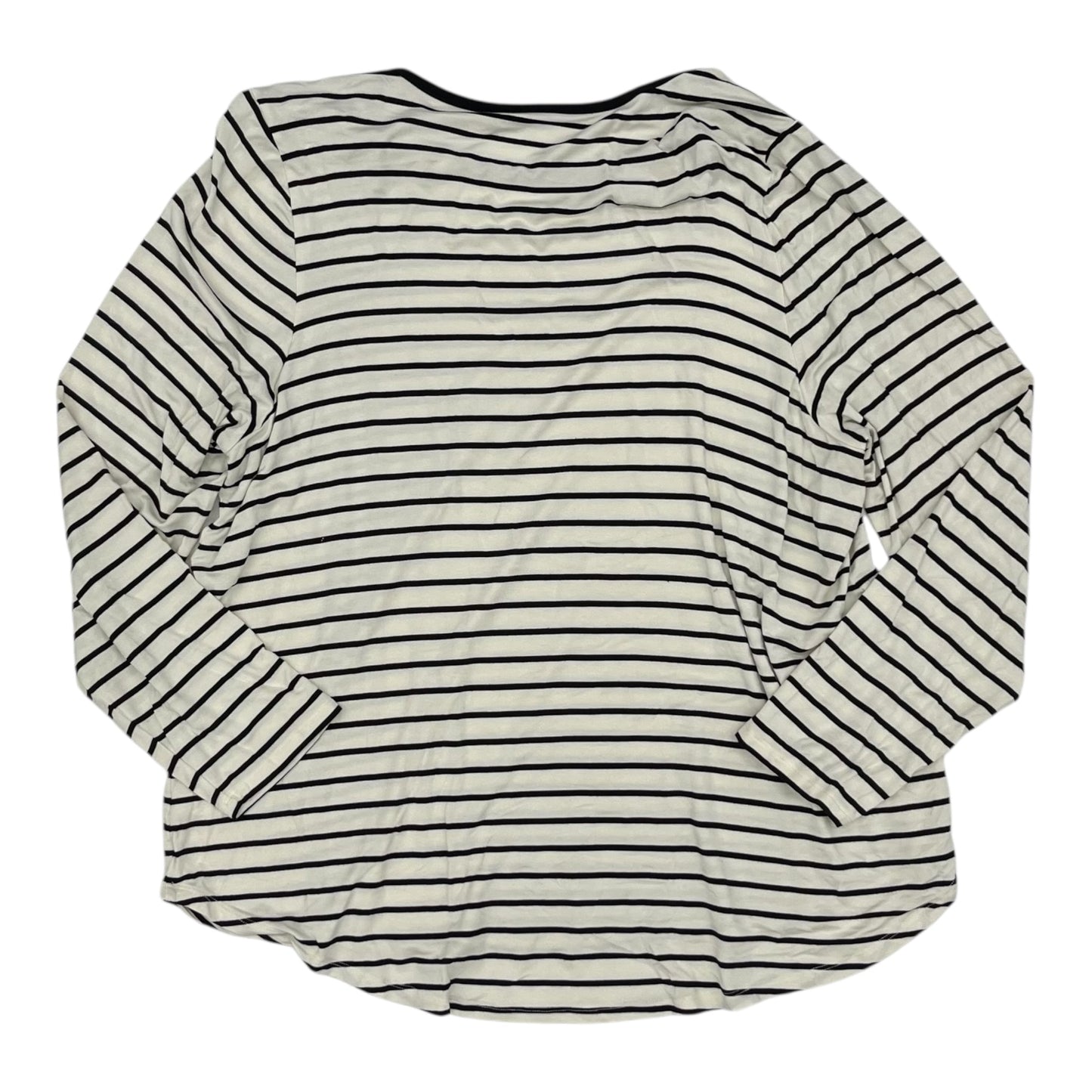 Top Ls By Lane Bryant In Black & Cream, Size:3X