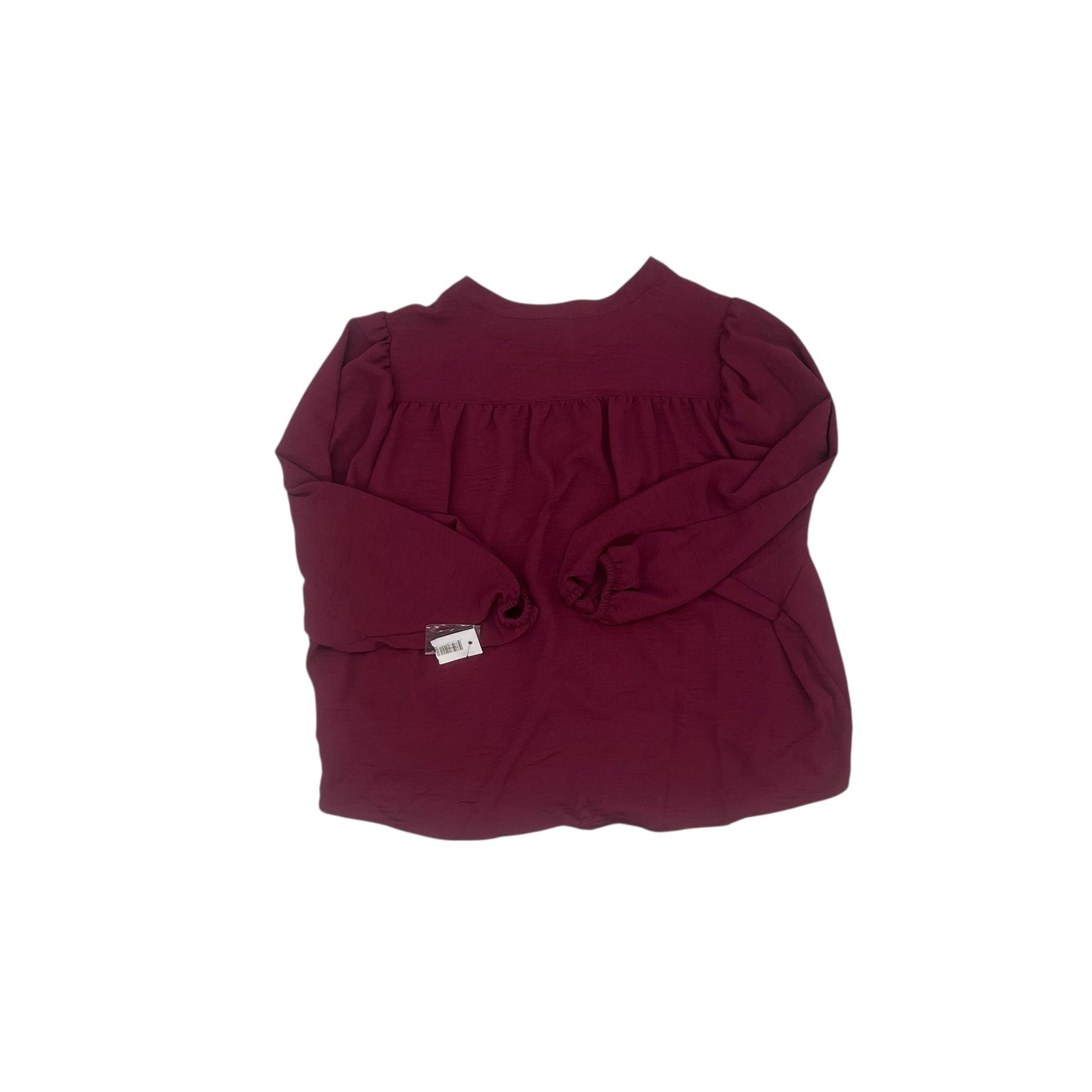 Blouse Ls By Tribal In Purple, Size:L