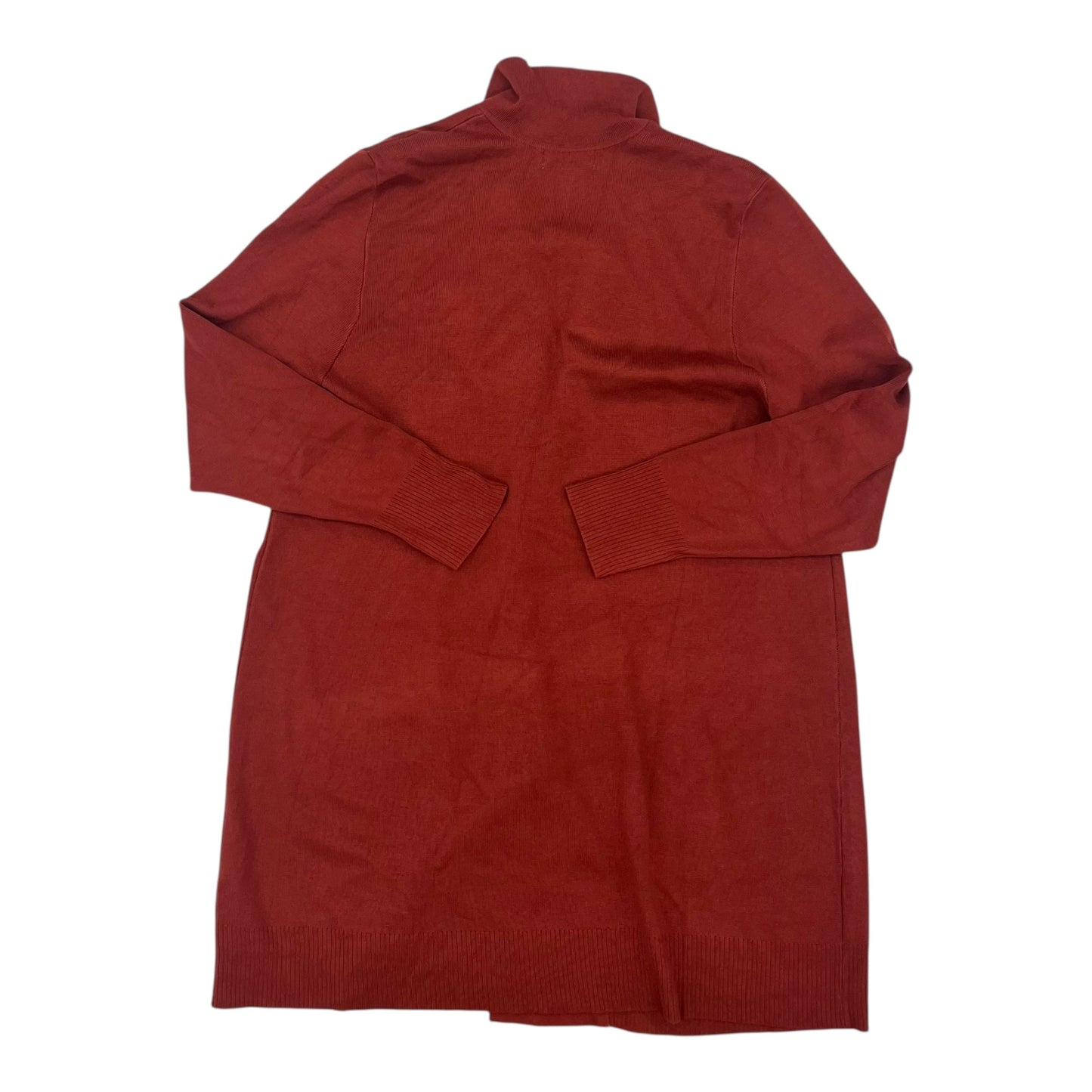 SWEATER CARDIGAN by CMC in ORANGE, Size:1X