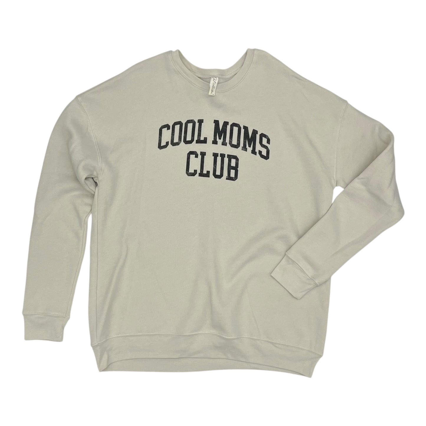 Sweatshirt Crewneck By Clothes Mentor In Cream, Size:Xl