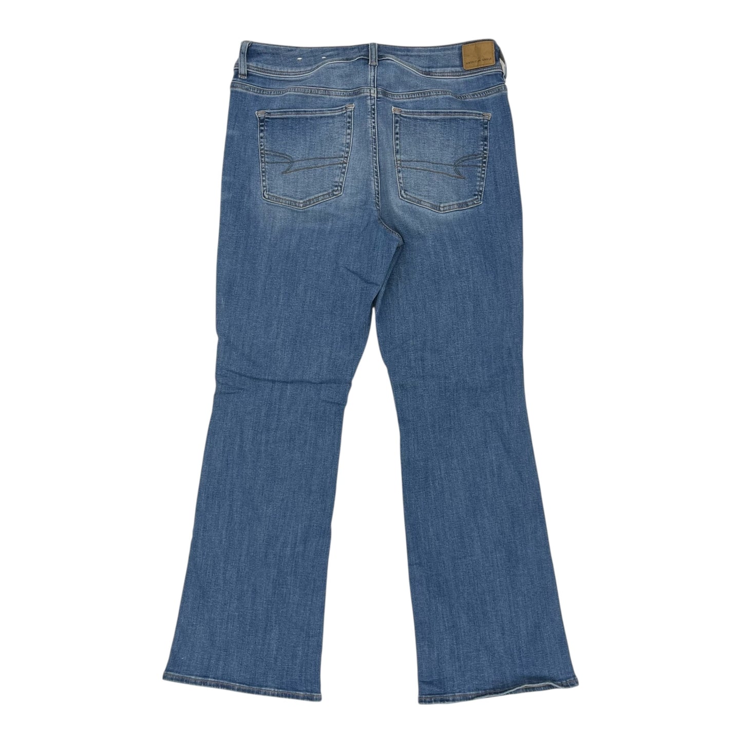 Jeans Boot Cut By American Eagle In Blue Denim, Size:12