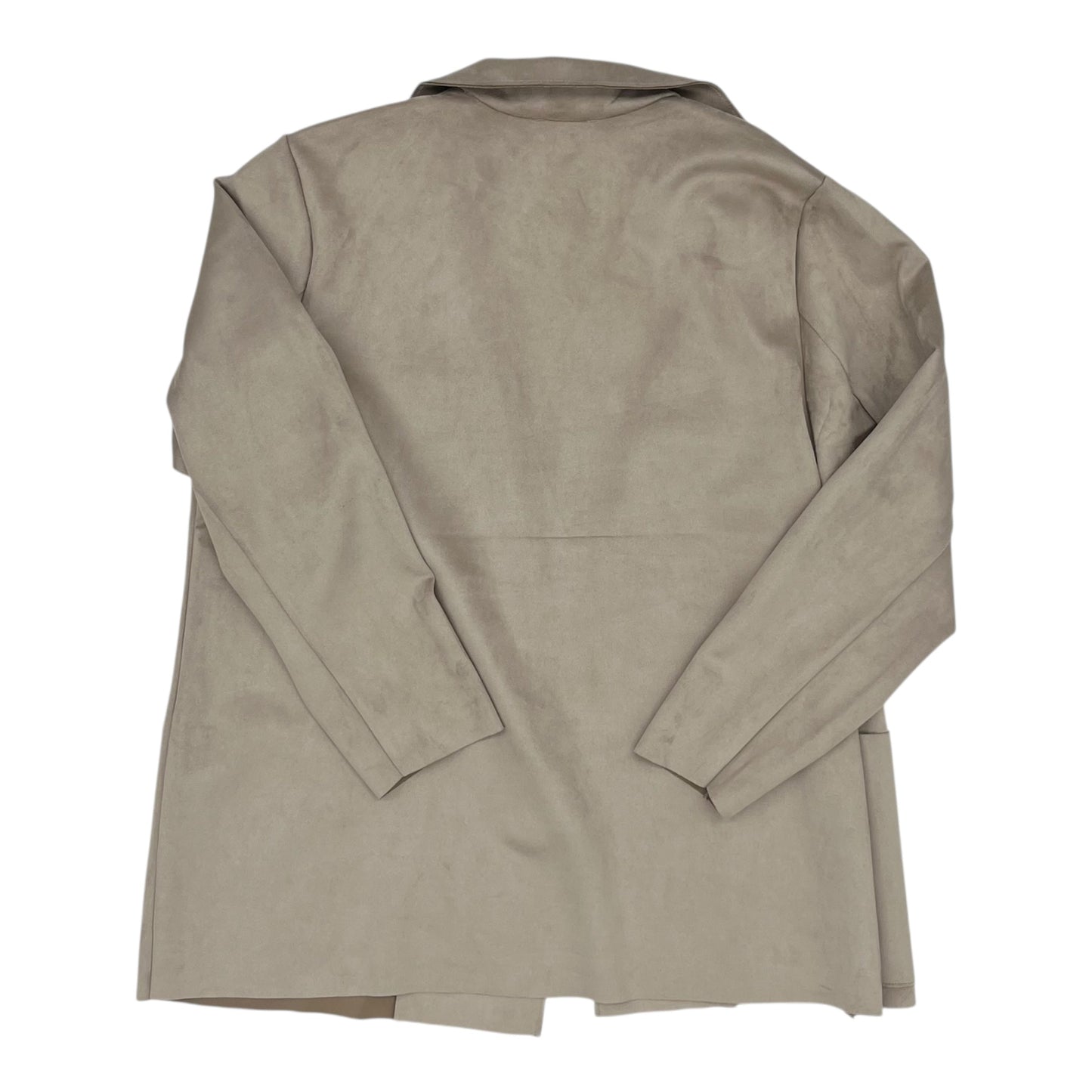 Blazer By Premise In Tan, Size:1X