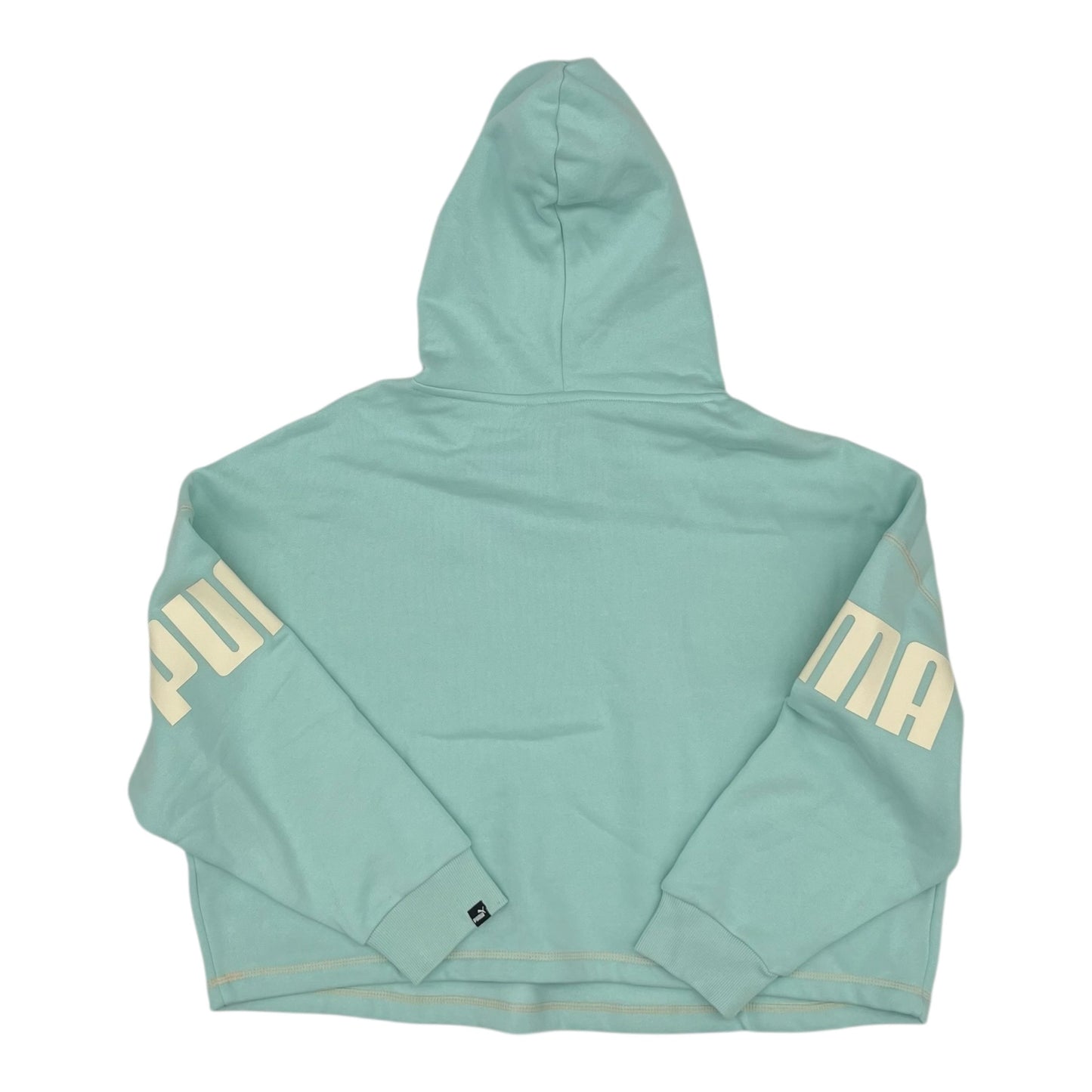 Athletic Sweatshirt Hoodie By Puma In Blue, Size:2X