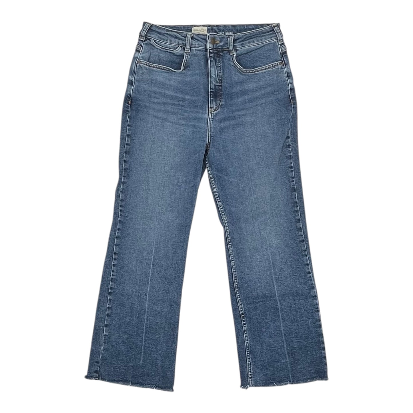 Jeans Cropped By Pilcro In Blue Denim, Size:10