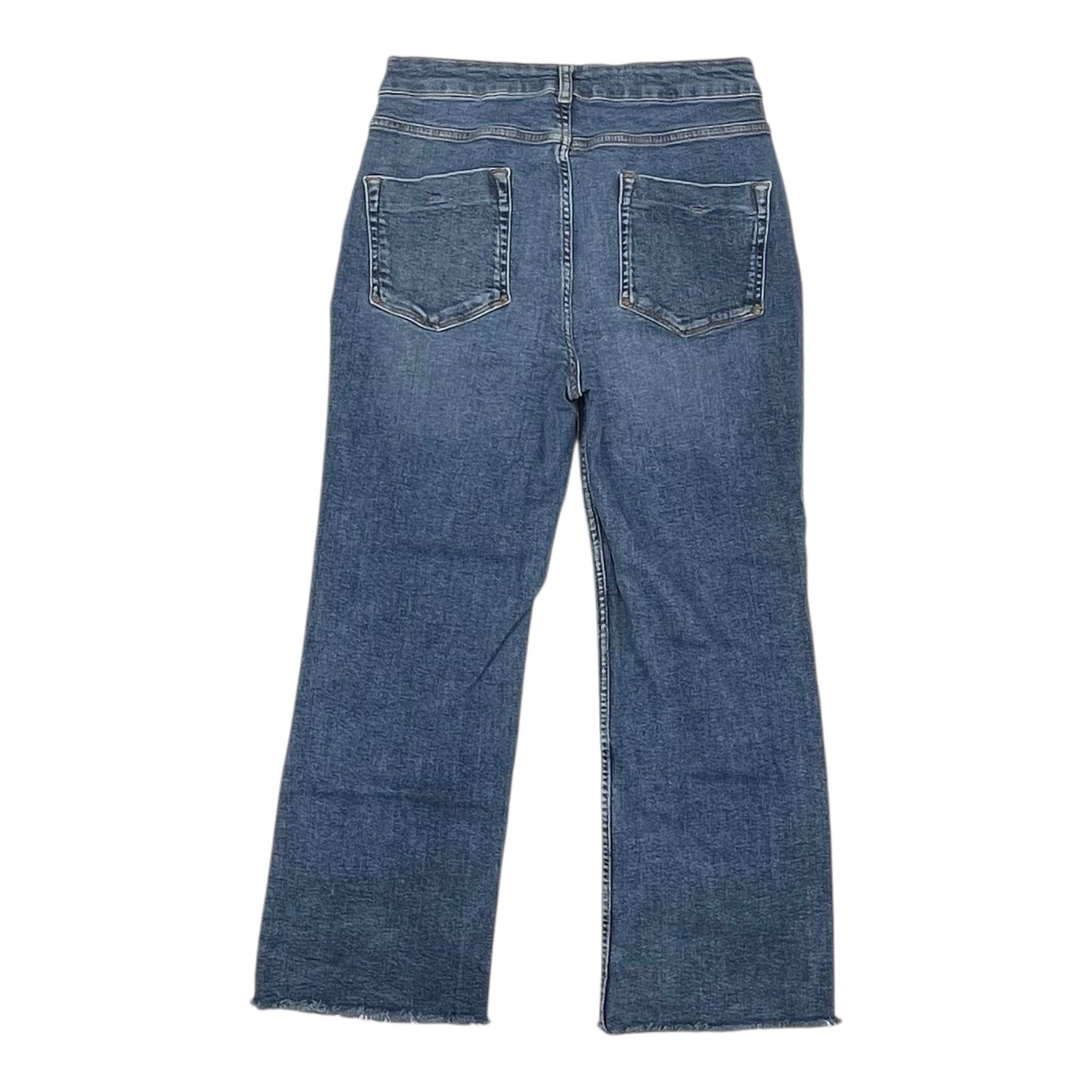 Jeans Cropped By Pilcro In Blue Denim, Size:10