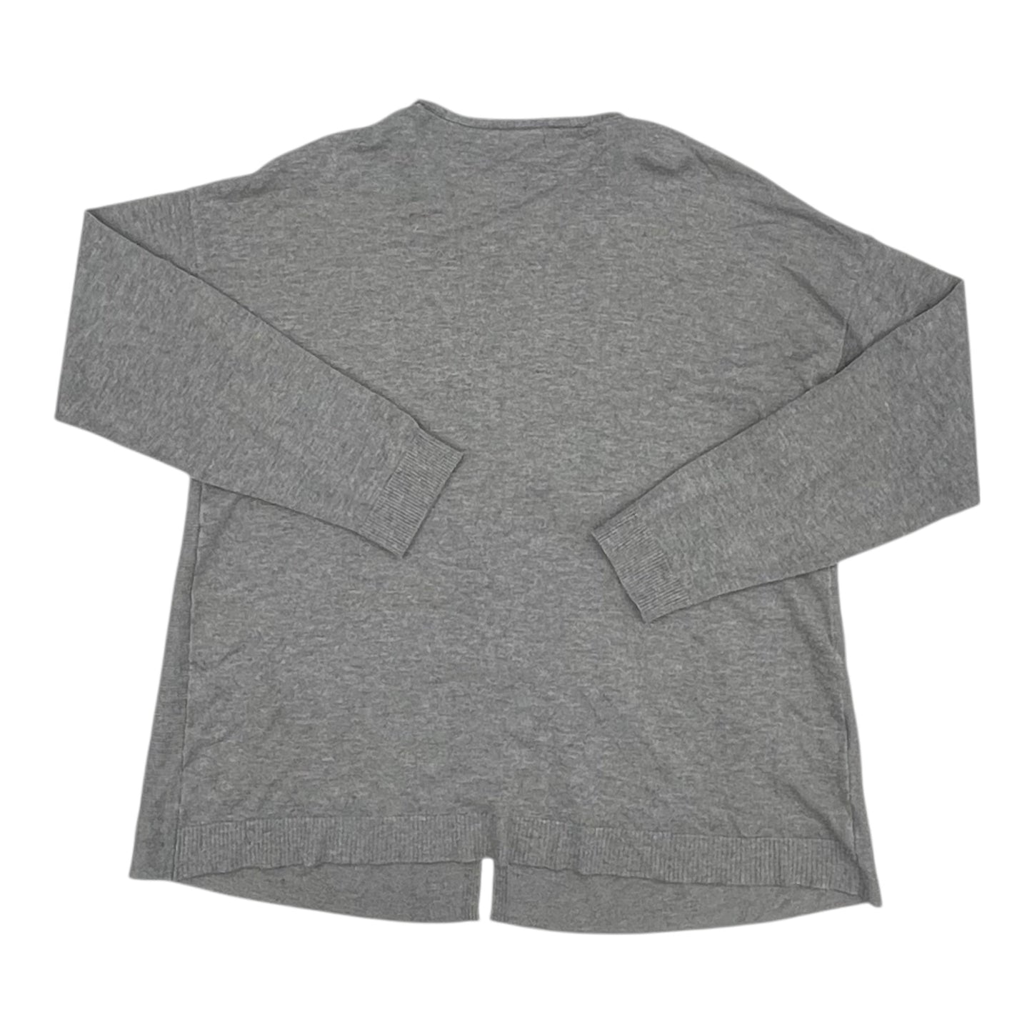 Sweater Cardigan By Time And Tru In Grey, Size:3X