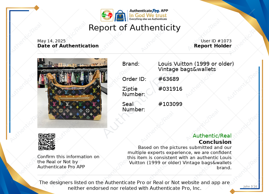 Handbag Luxury Designer By Louis Vuitton In Multi, Size:Medium