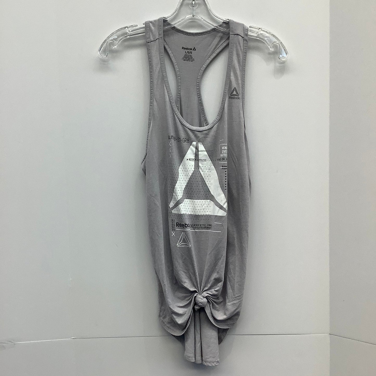 Athletic Tank Top By Reebok Size: L
