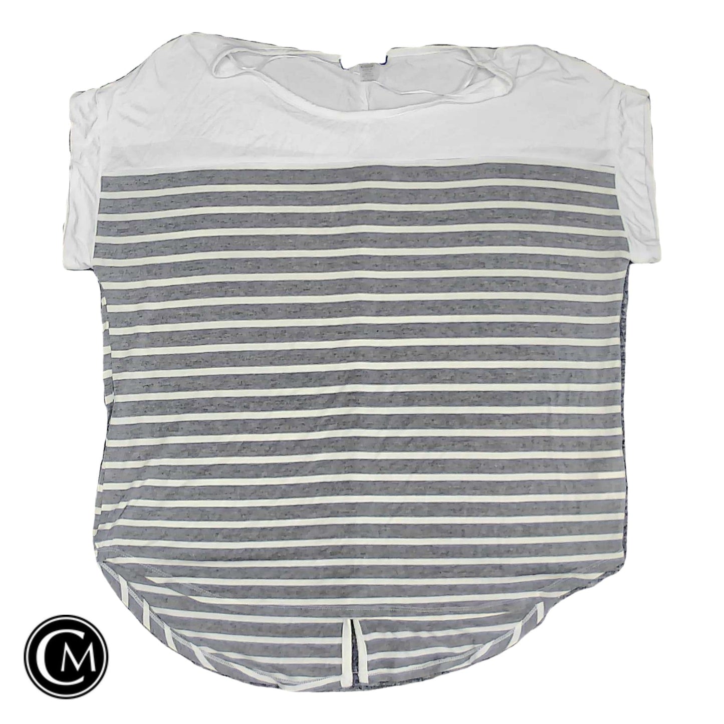 Top Ss By Cable And Gauge In Grey & White, Size: Xl