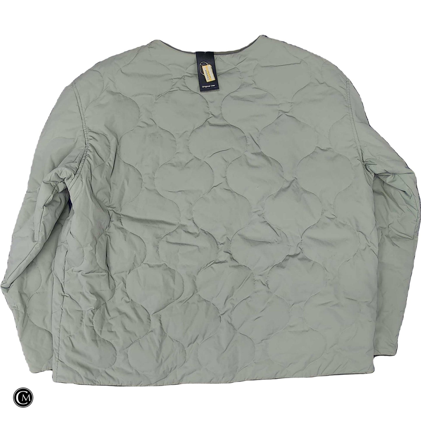Jacket Puffer & Quilted By Original Use In Green, Size: Xxl