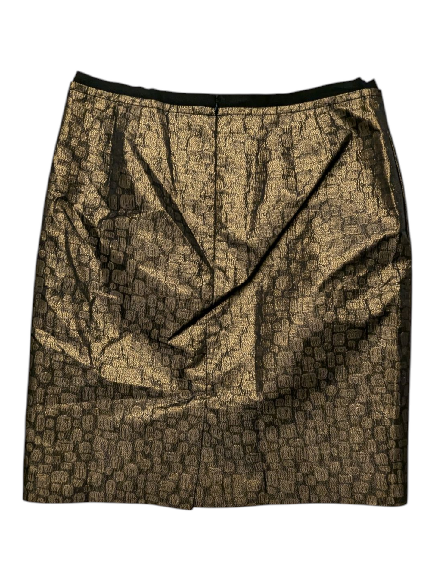 Skirt Midi By Loft In Gold, Size:8