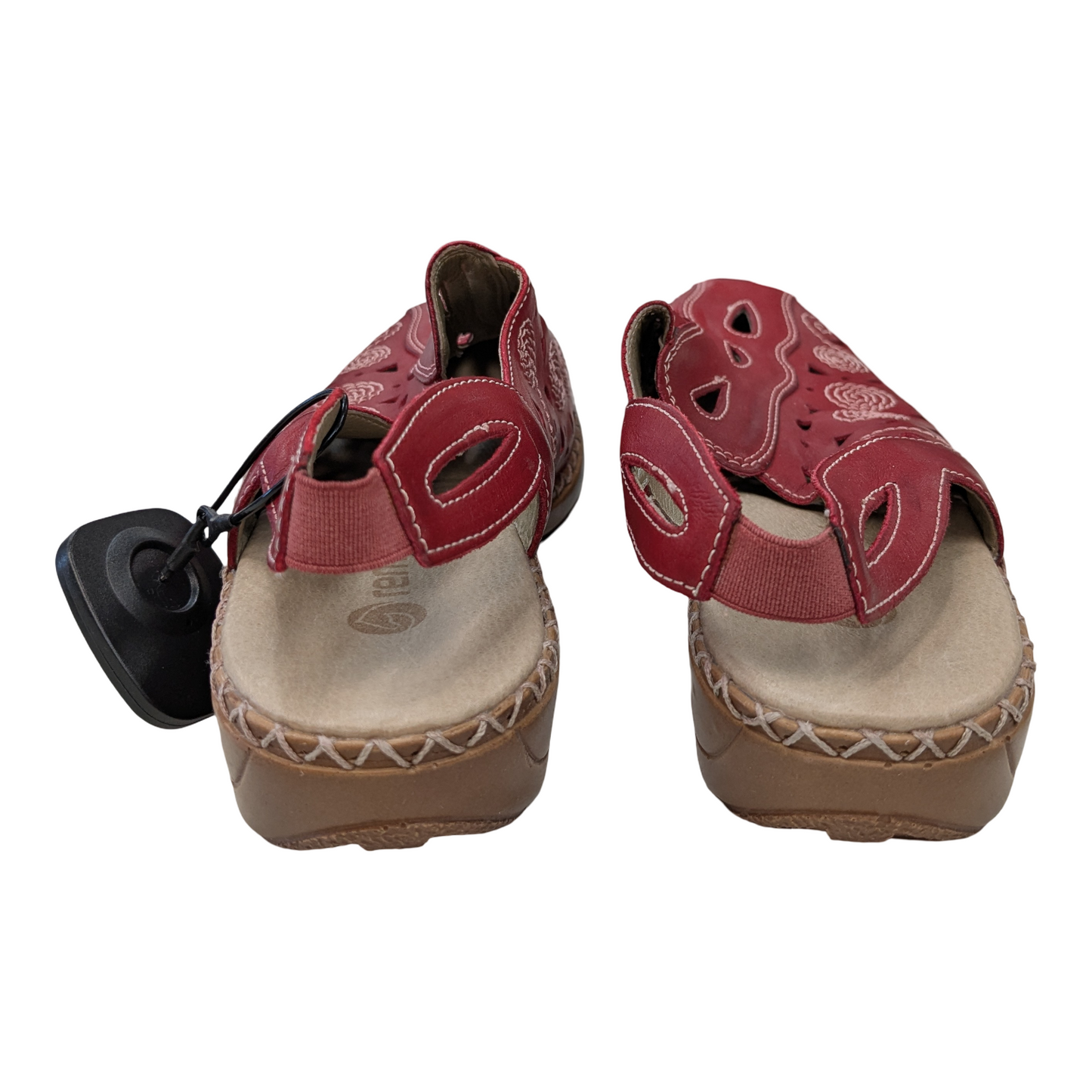 Shoes Heels Block By Cmc In Red, Size:9