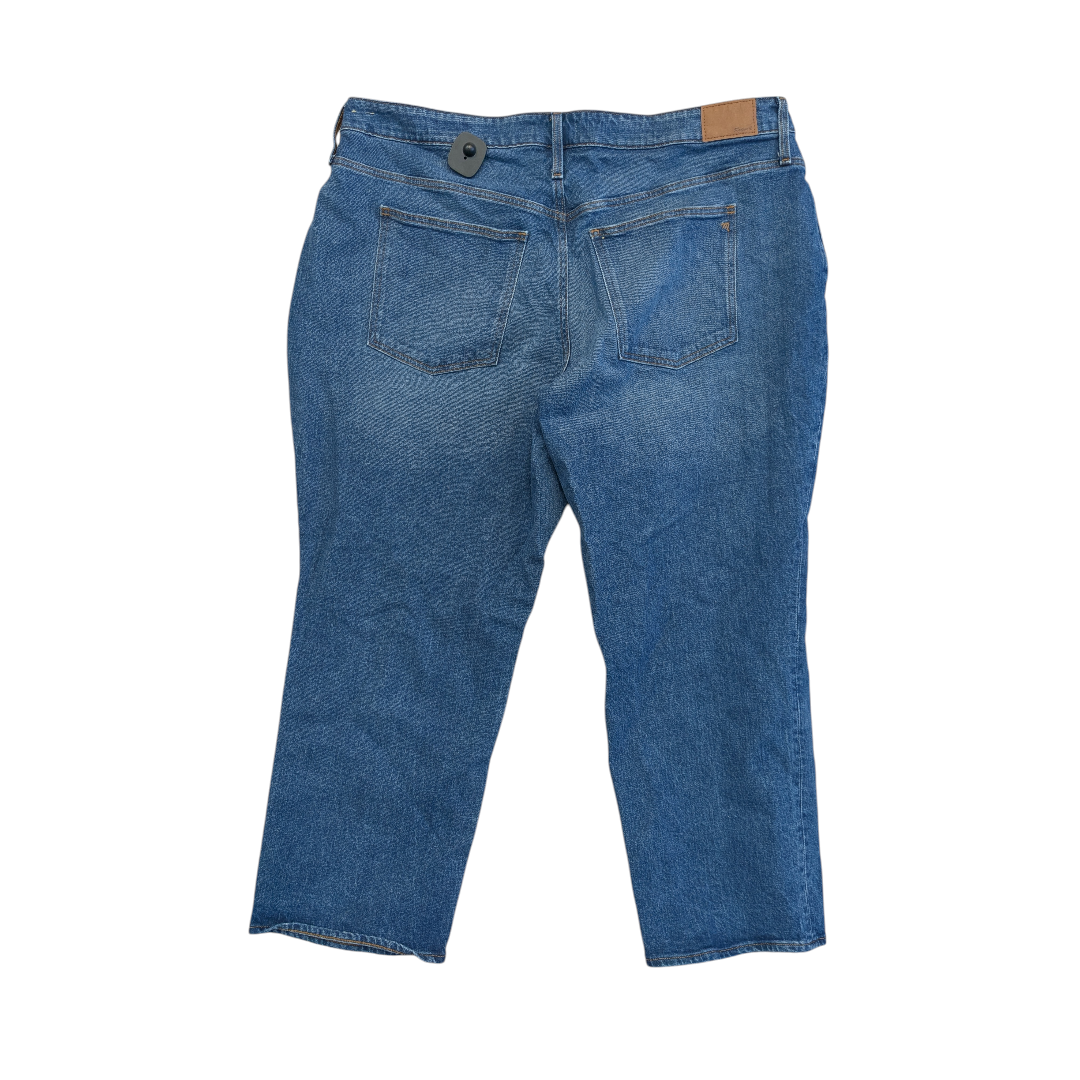 Jeans Straight By Madewell In Blue Denim, Size:24
