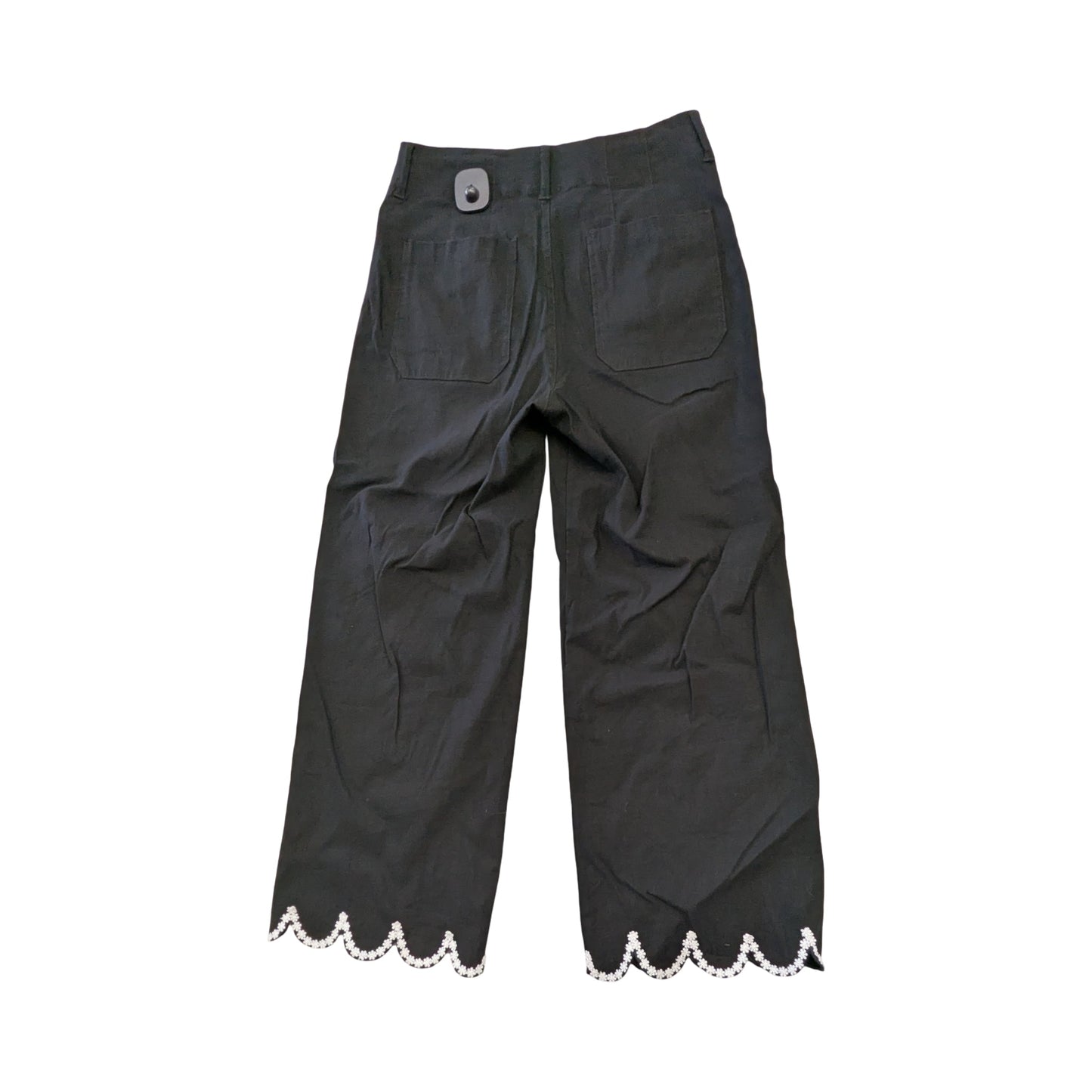Pants Cropped By Maeve In Black, Size:6