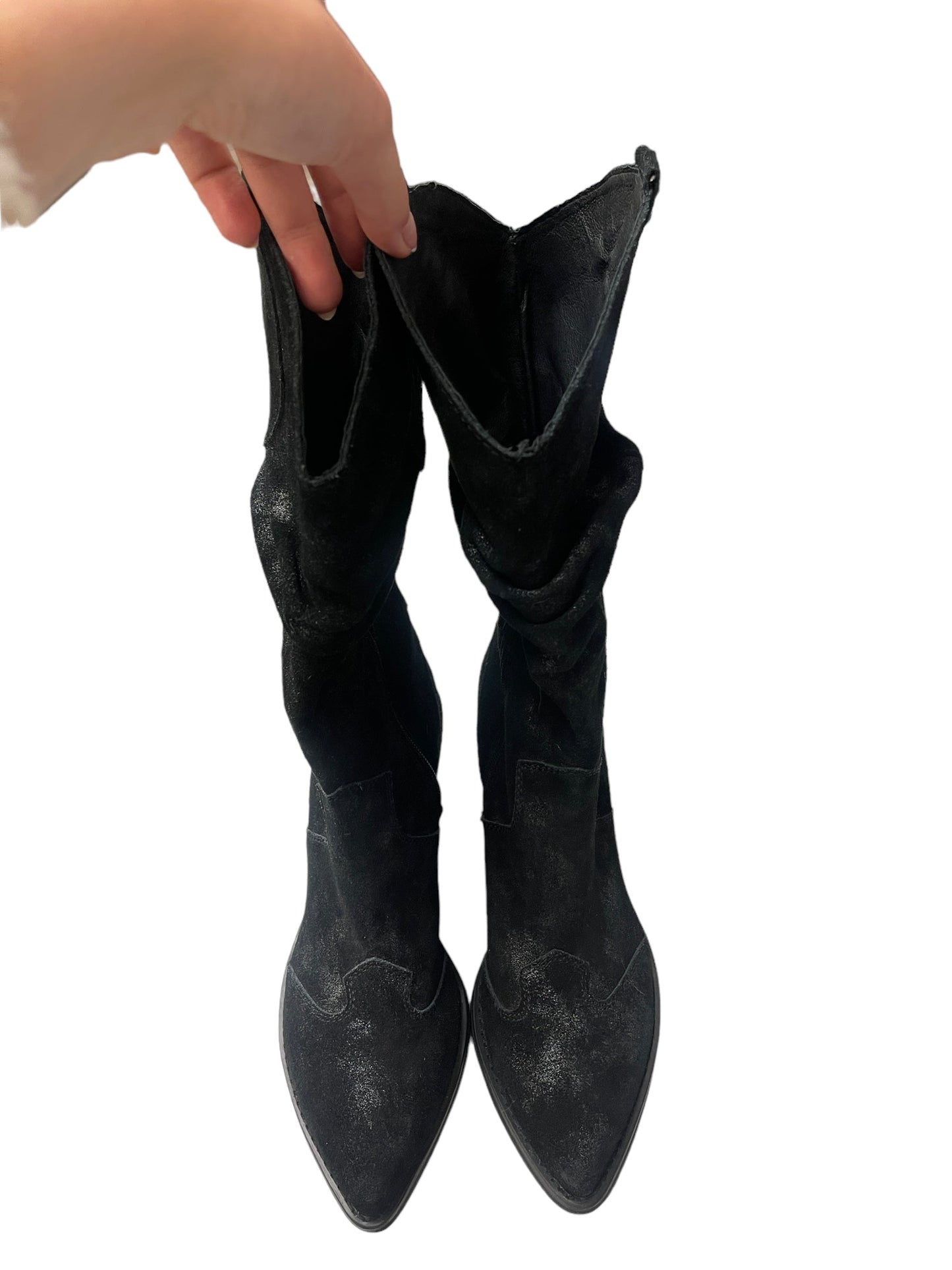 Boots Ankle Heels By Vaneli Size: 8.5