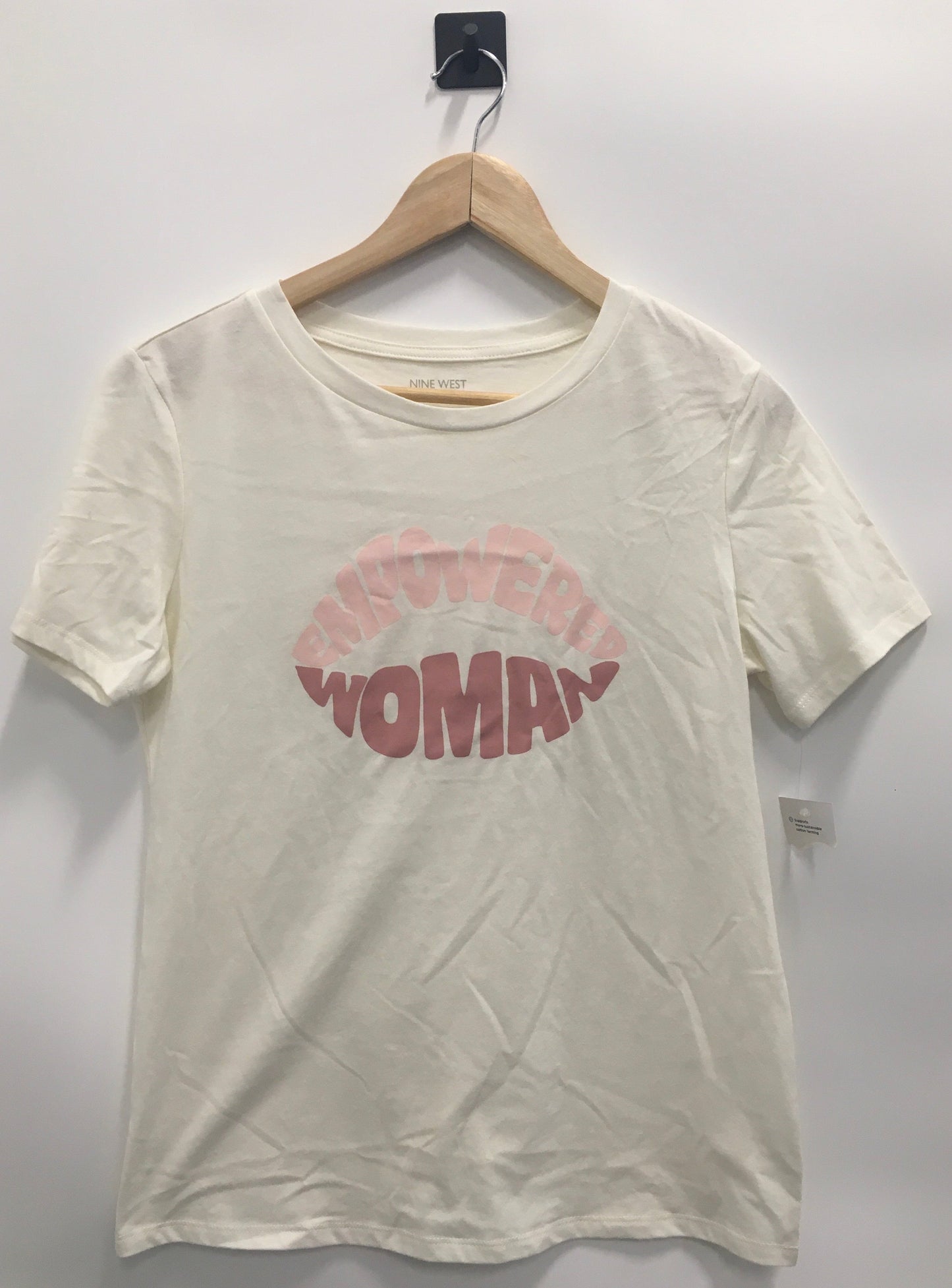 Top Short Sleeve Basic By Nine West Apparel Size: S