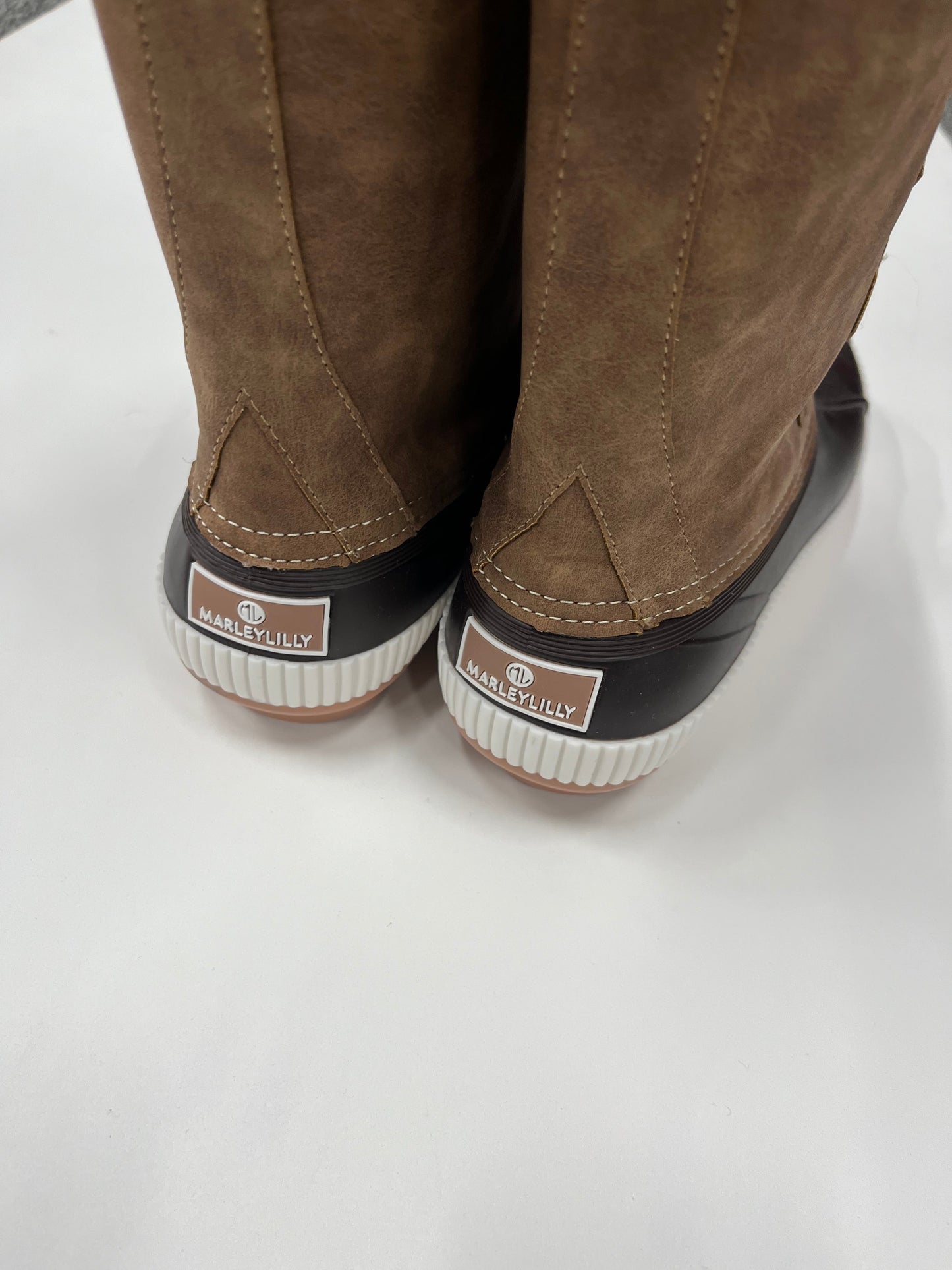 Boots Ankle Flats By Marley Lilly Size: 8