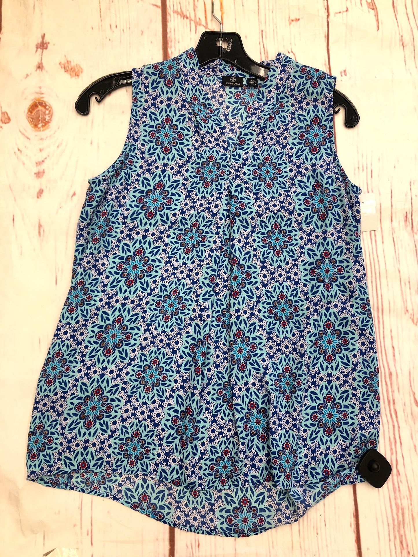 Top Sleeveless By Versona Size: Xs