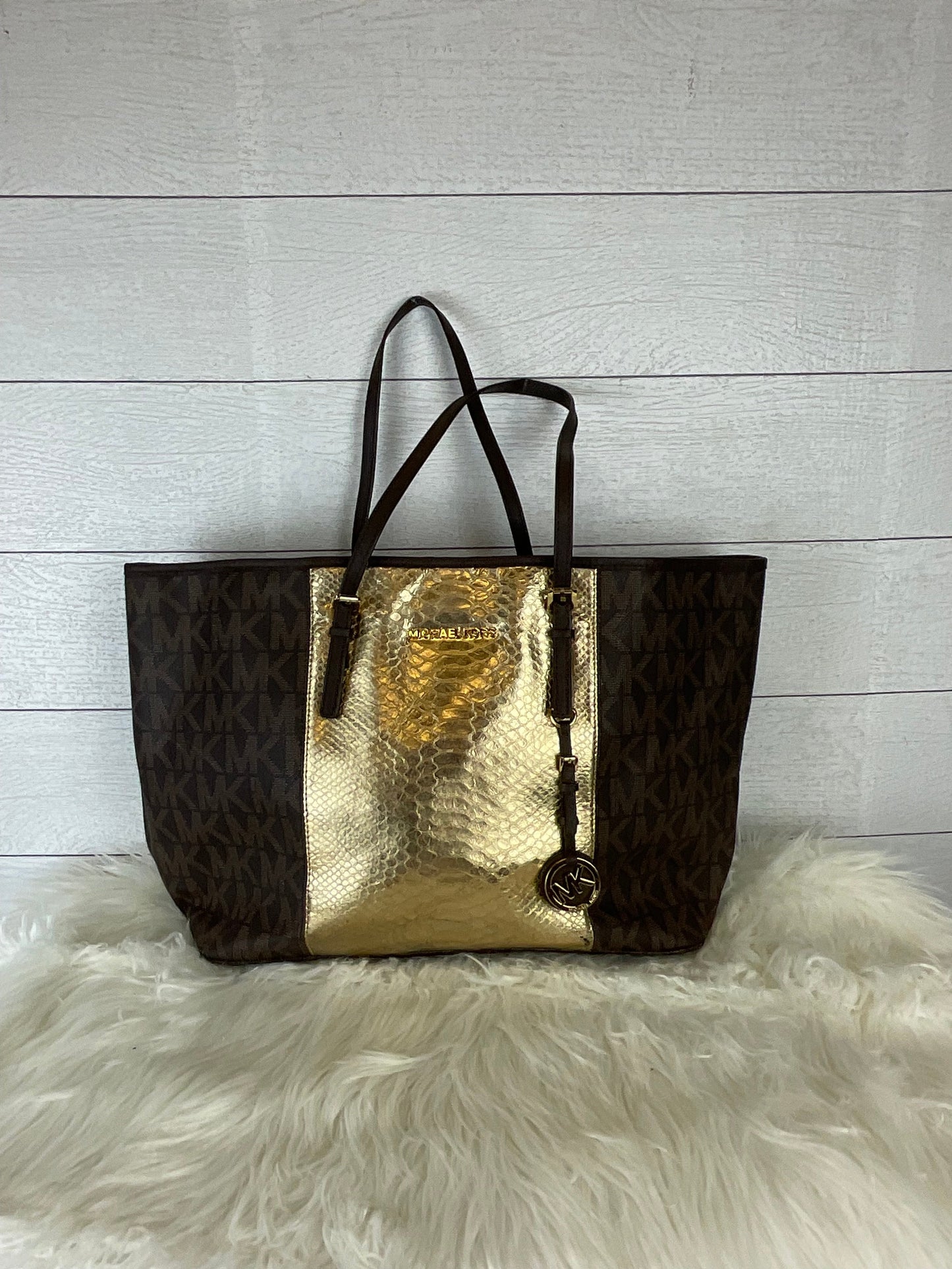 Handbag Designer By Michael Kors Size: Large