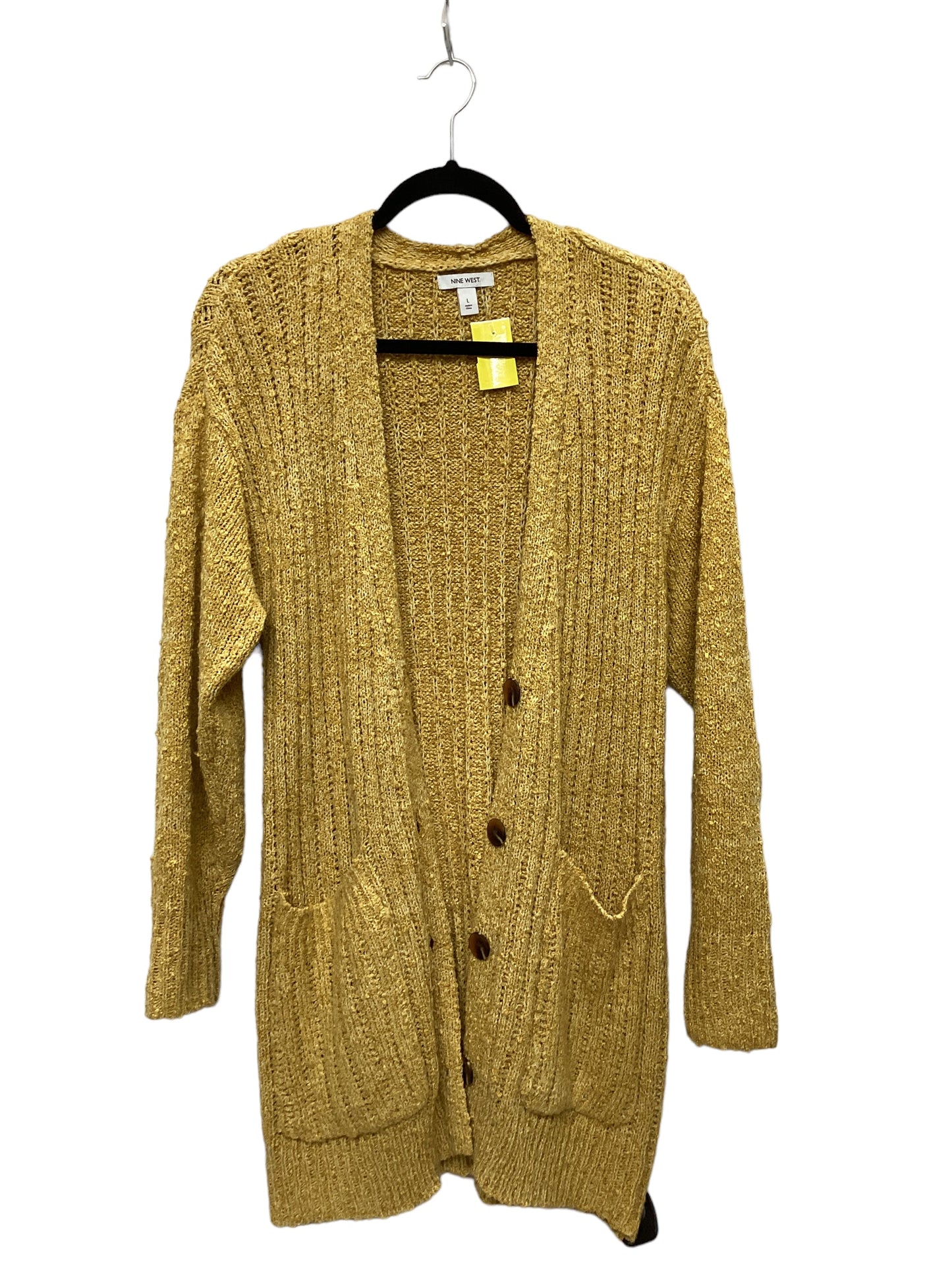 Sweater Cardigan By Nine West Apparel Size: L
