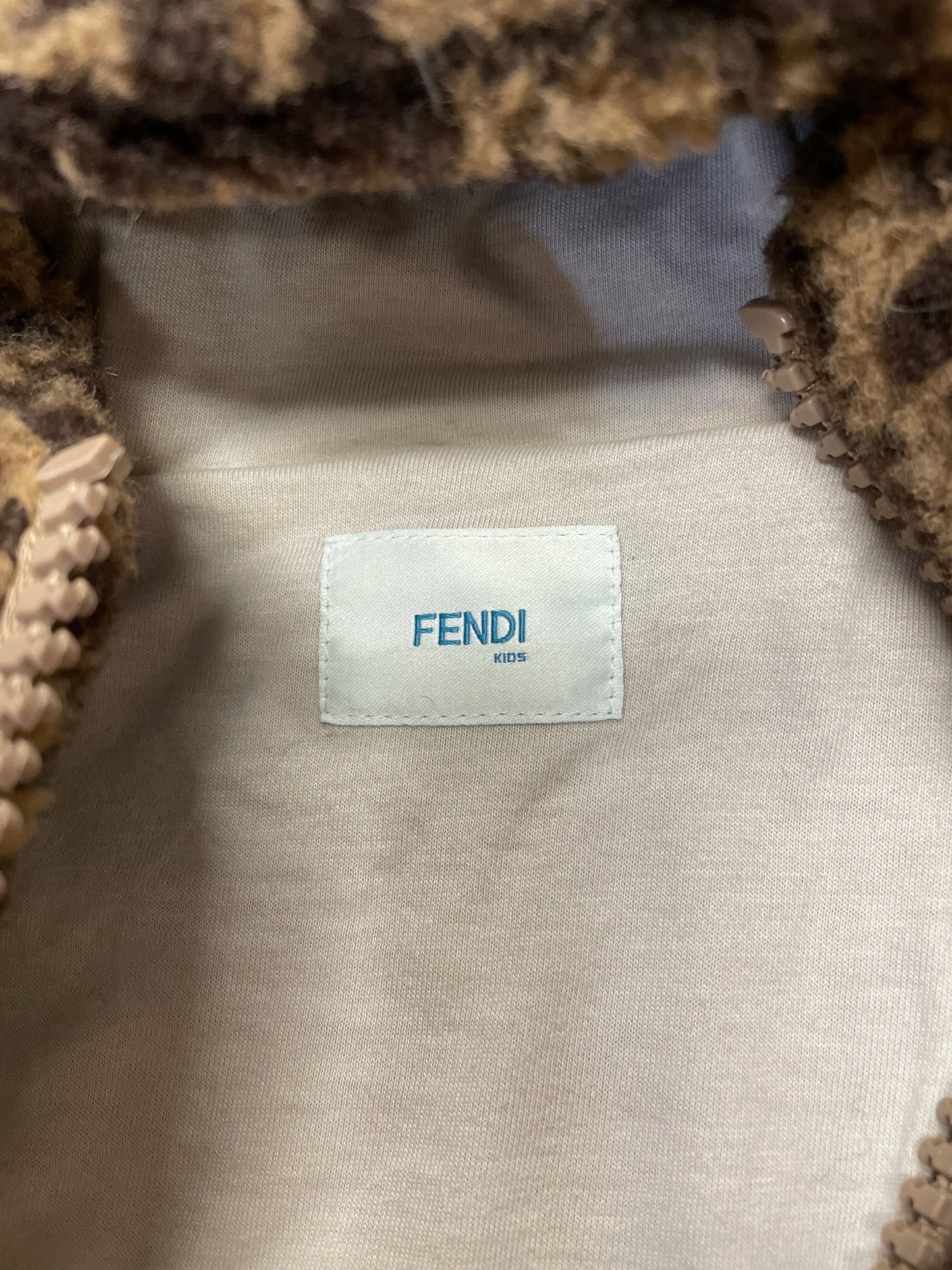 Coat Luxury Designer By Fendi Size: S