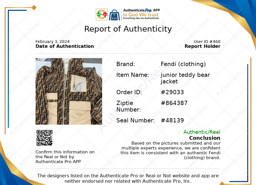 Coat Luxury Designer By Fendi Size: S