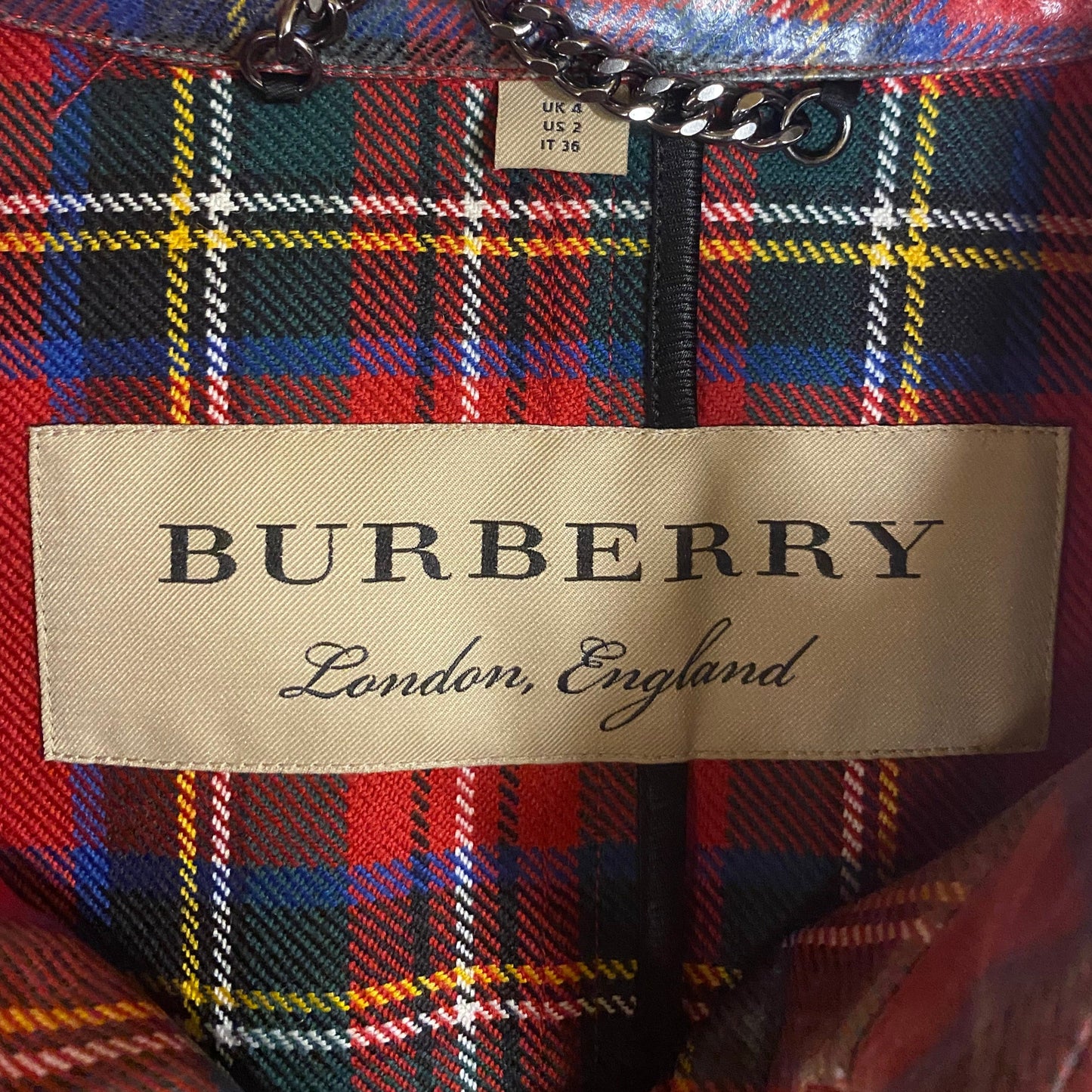 Jacket Luxury Designer By Burberry Size: S