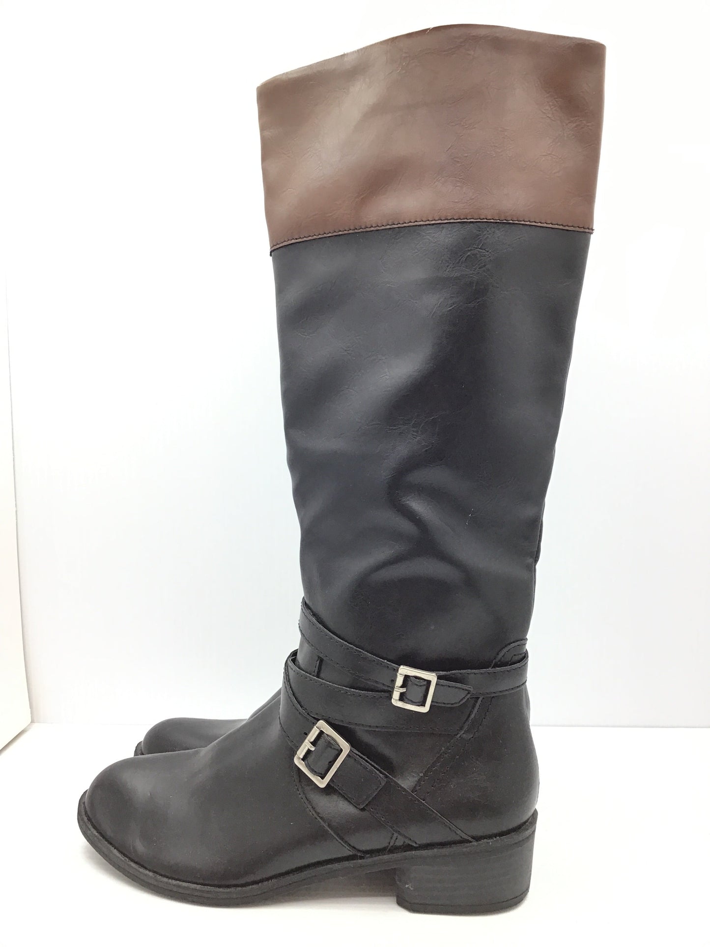 Boots Knee Heels By Arizona Size: 8.5