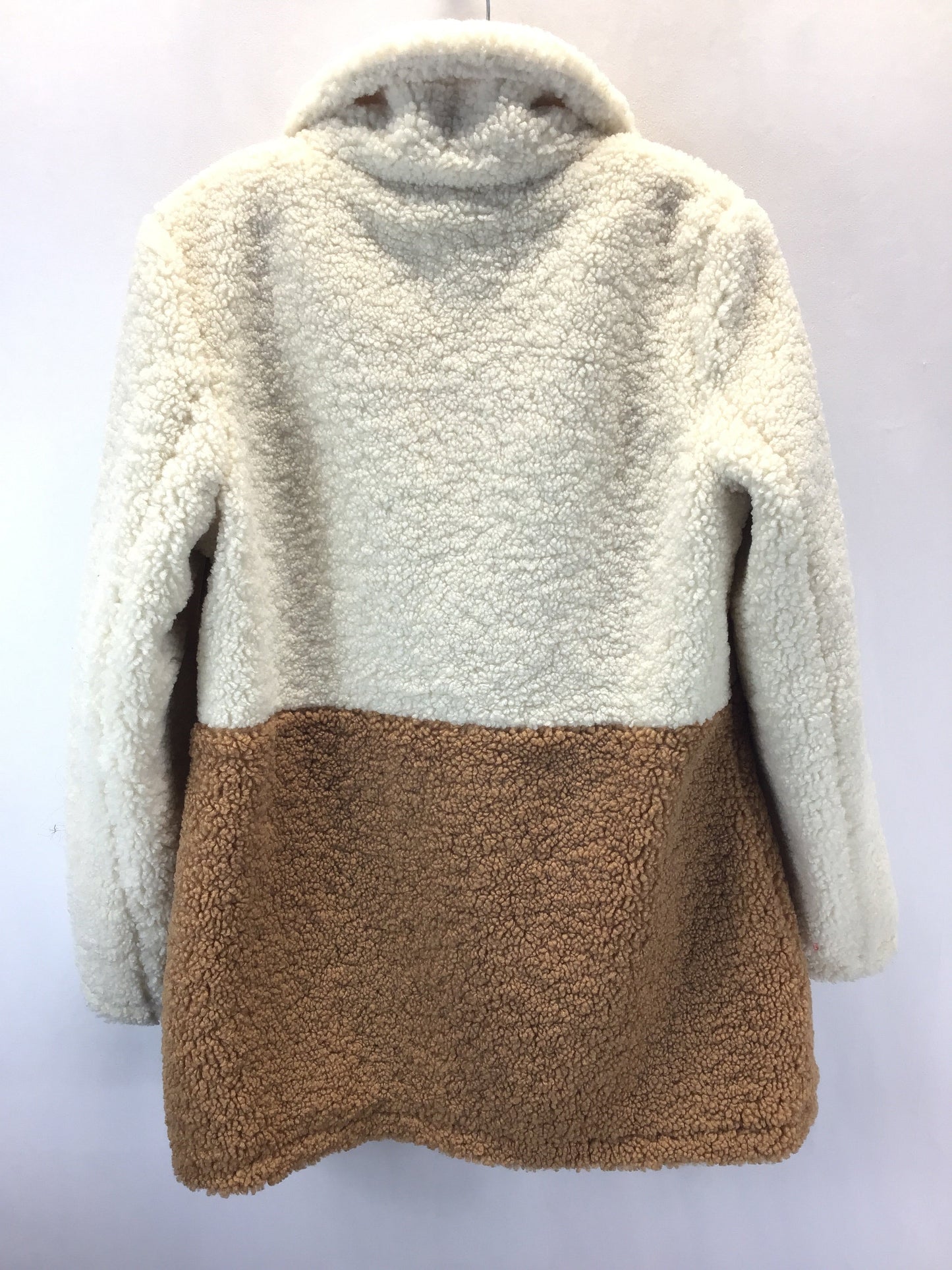 Coat Faux Fur & Sherpa By French Connection Size: S