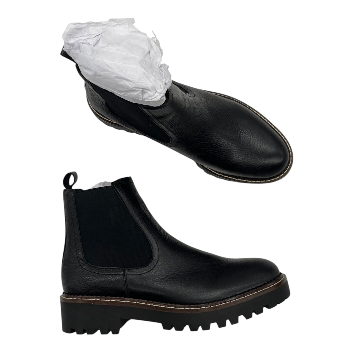 Boots Leather By Caslon In Black, Size:7.5