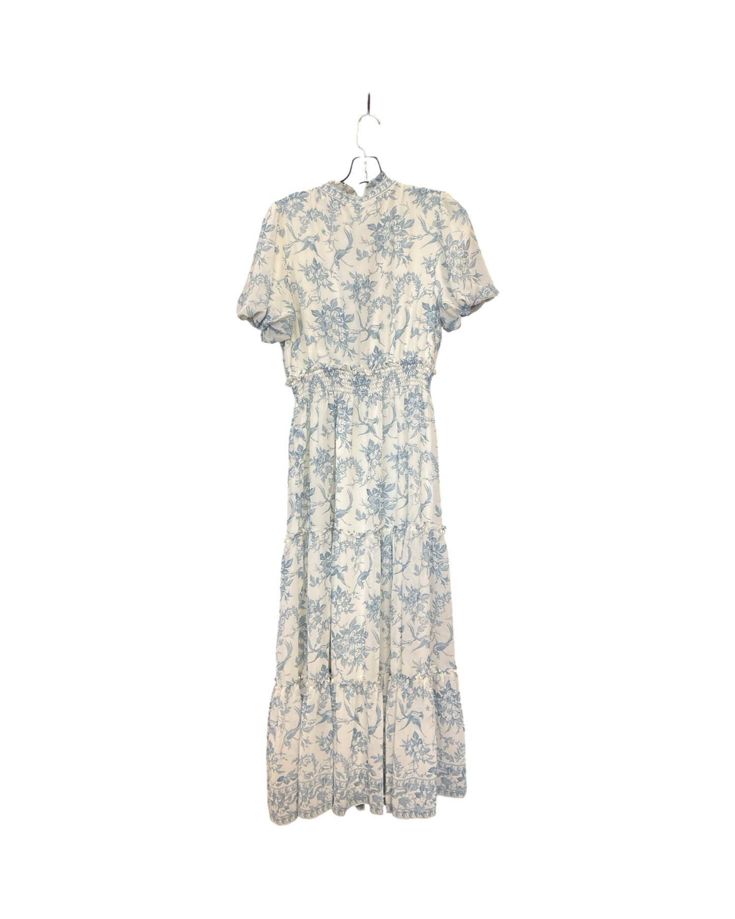 Dress Casual Maxi By Max Studio In Blue & White, Size:L
