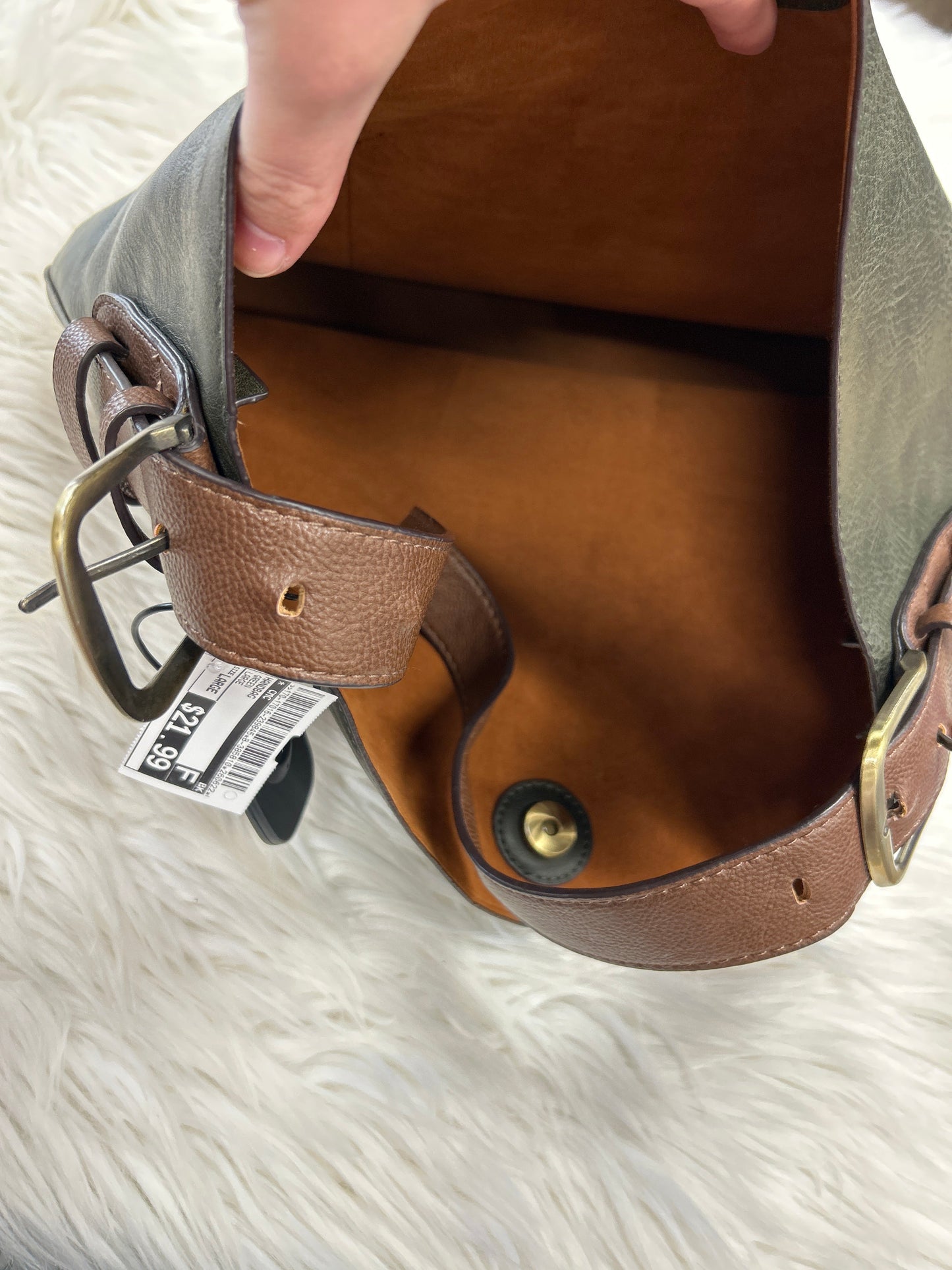 Handbag By Cmc In Green, Size:Large