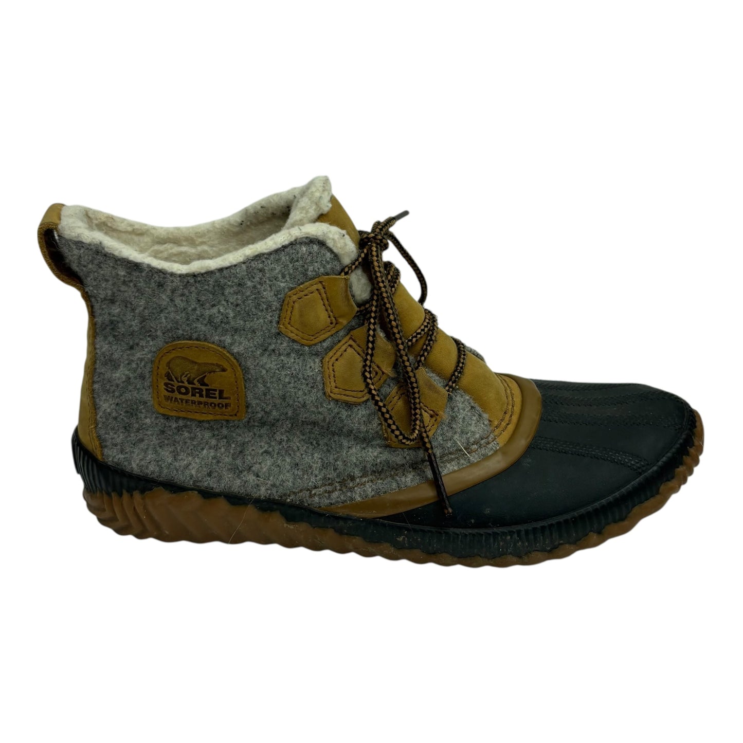 Boots Ankle Flats By Sorel In Grey, Size:9