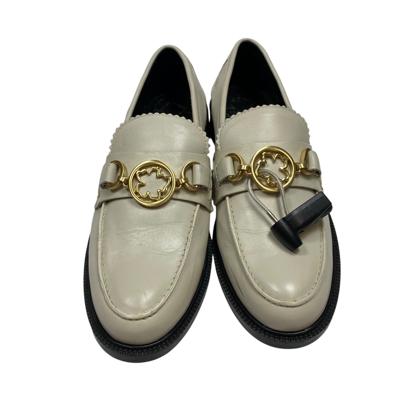 Shoes Designer By Ted Baker In Cream, Size:7