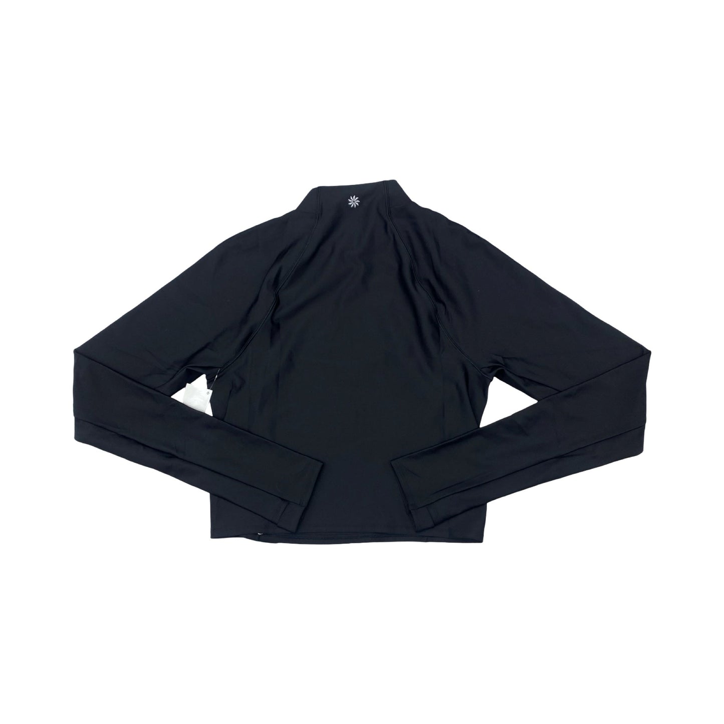 Athletic Top Ls Collar By Athleta In Black, Size:M
