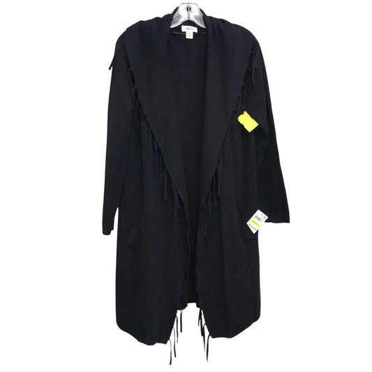 Sweater Cardigan By Style And Company In Black, Size:M