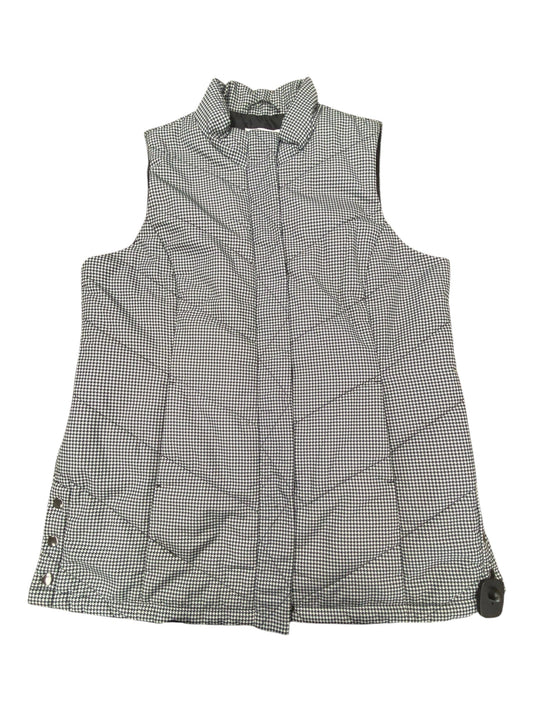 Vest Puffer & Quilted By Christopher And Banks In Black & White, Size:Xlp
