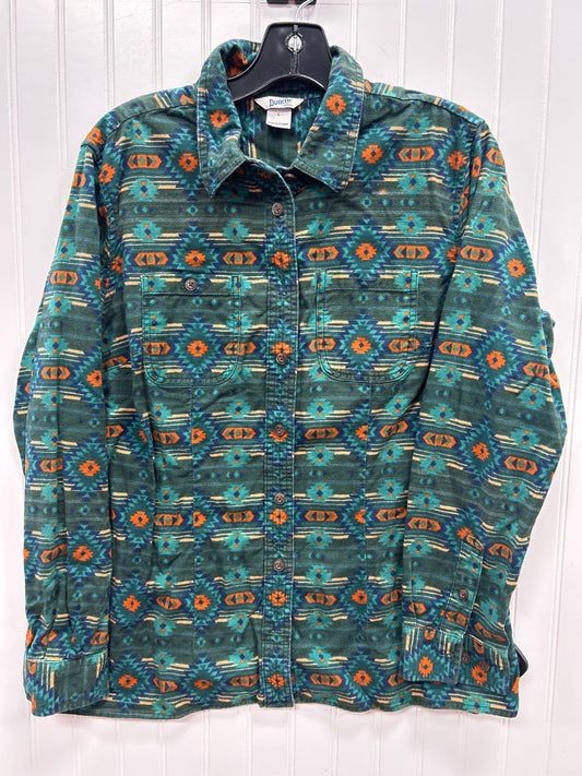 Blouse Ls By Duluth Trading In Green, Size:L