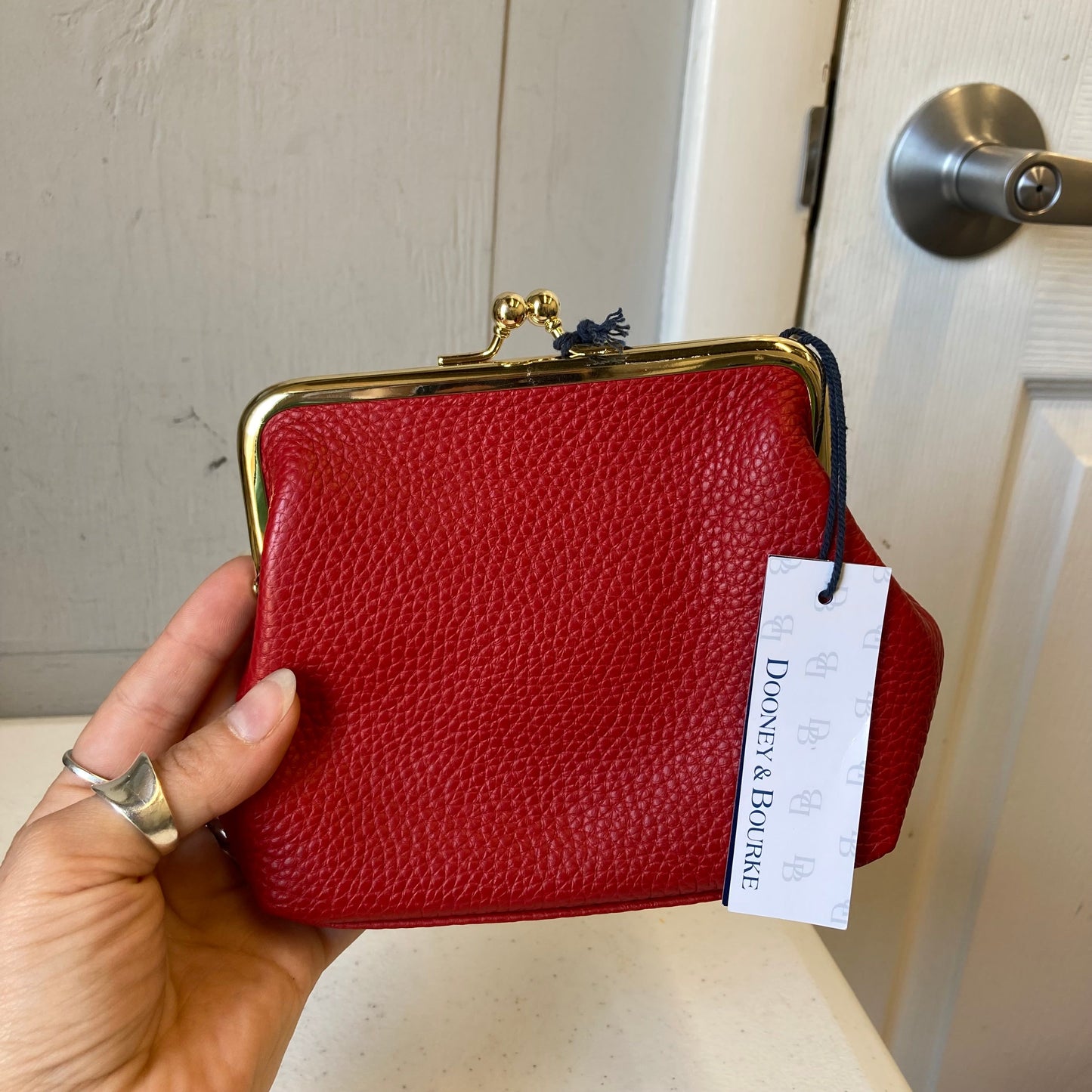 Wallet Designer By Dooney And Bourke In Red, Size:Small