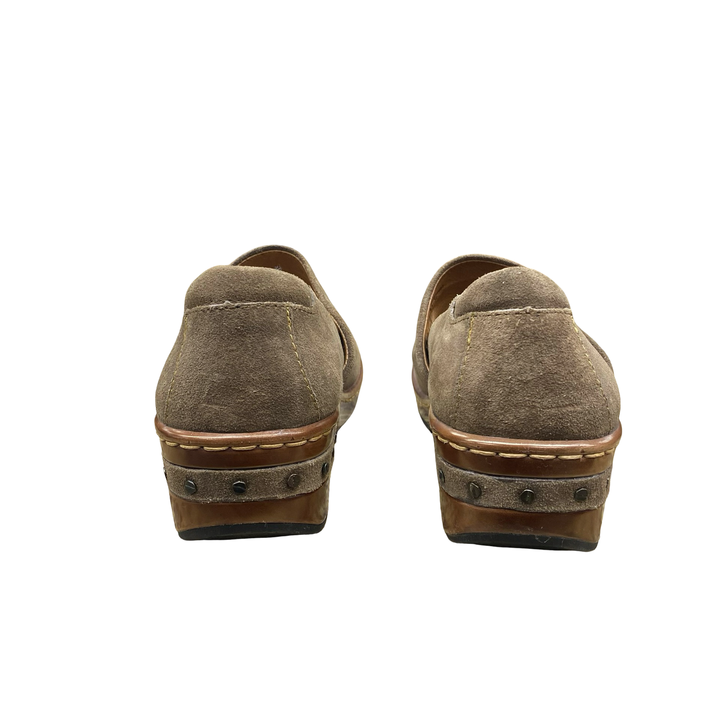 Shoes Heels Wedge By Born In Brown, Size:6.5