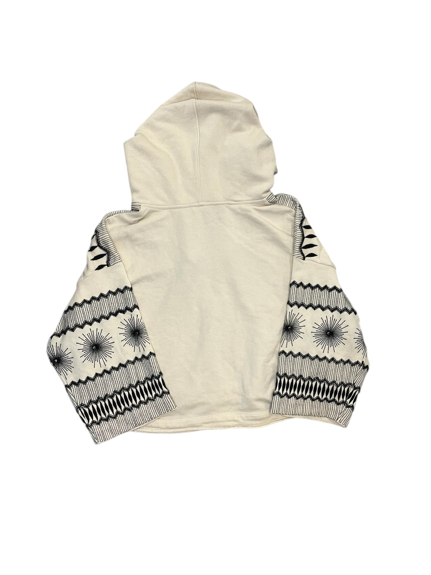 Sweatshirt Hoodie By Anthropologie In Beige, Size:Xs